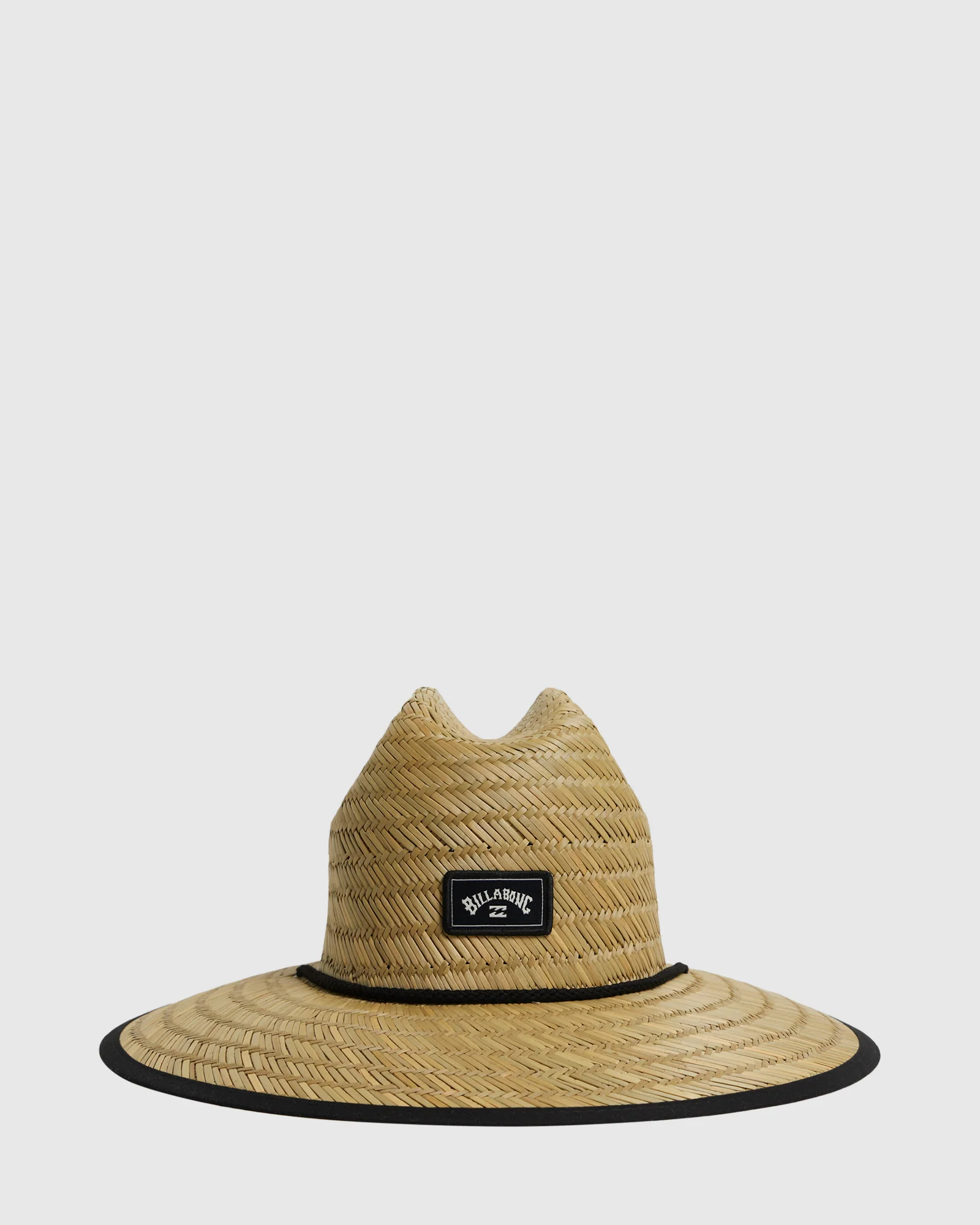 Mens Tides Print Straw Hat - Image 3