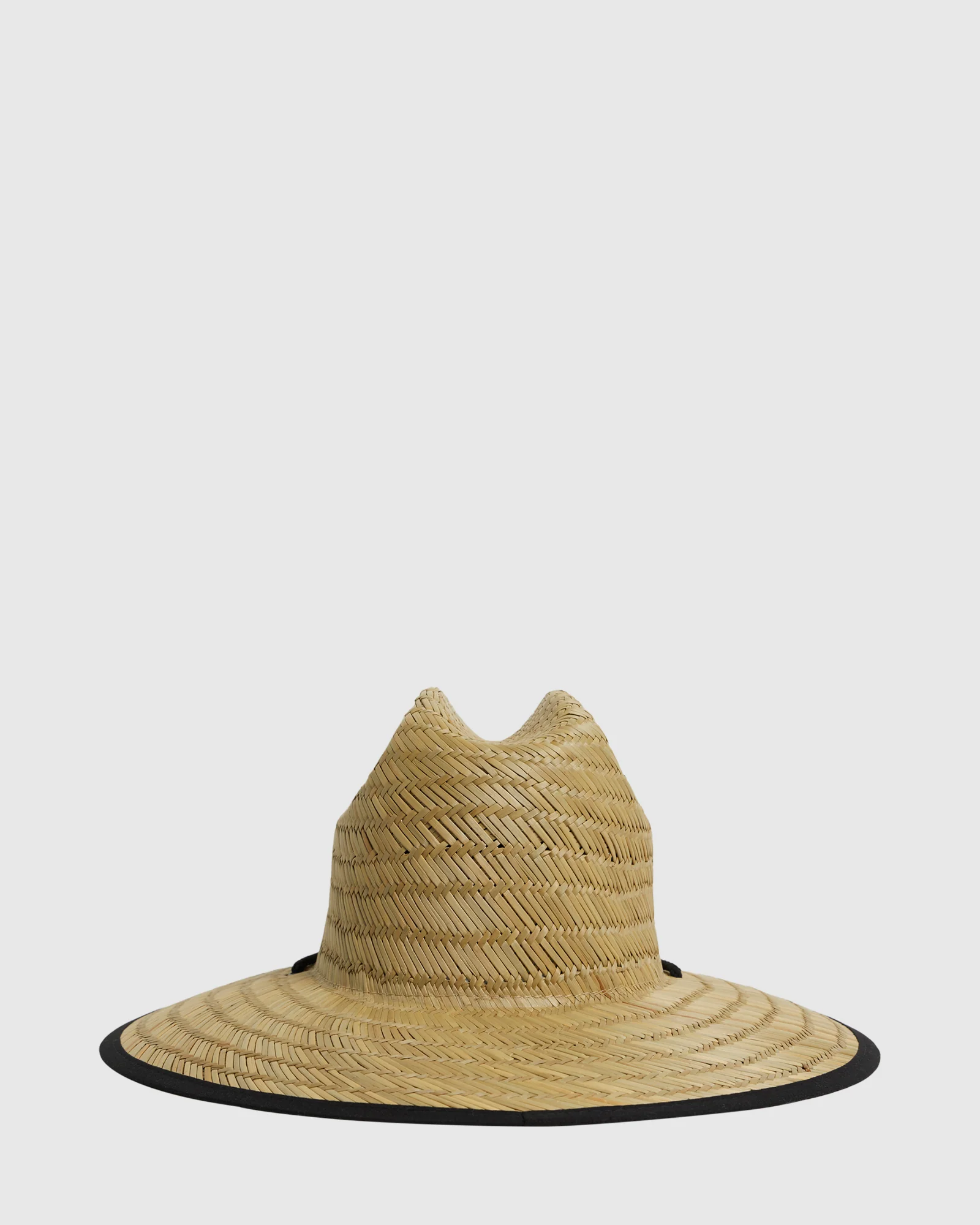 Mens Tides Print Straw Hat - Image 4