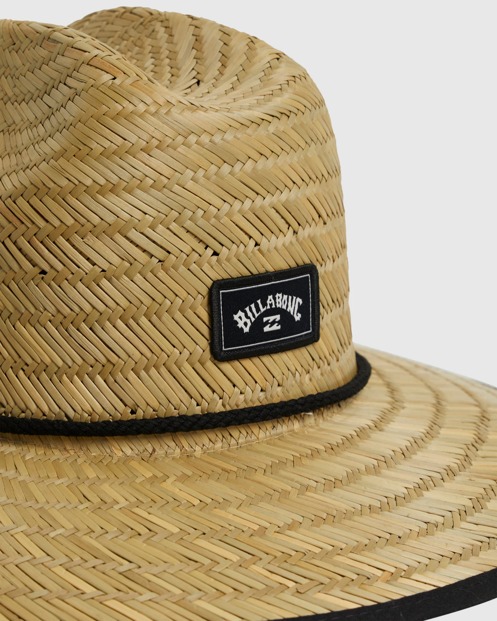 Mens Tides Print Straw Hat - Image 6