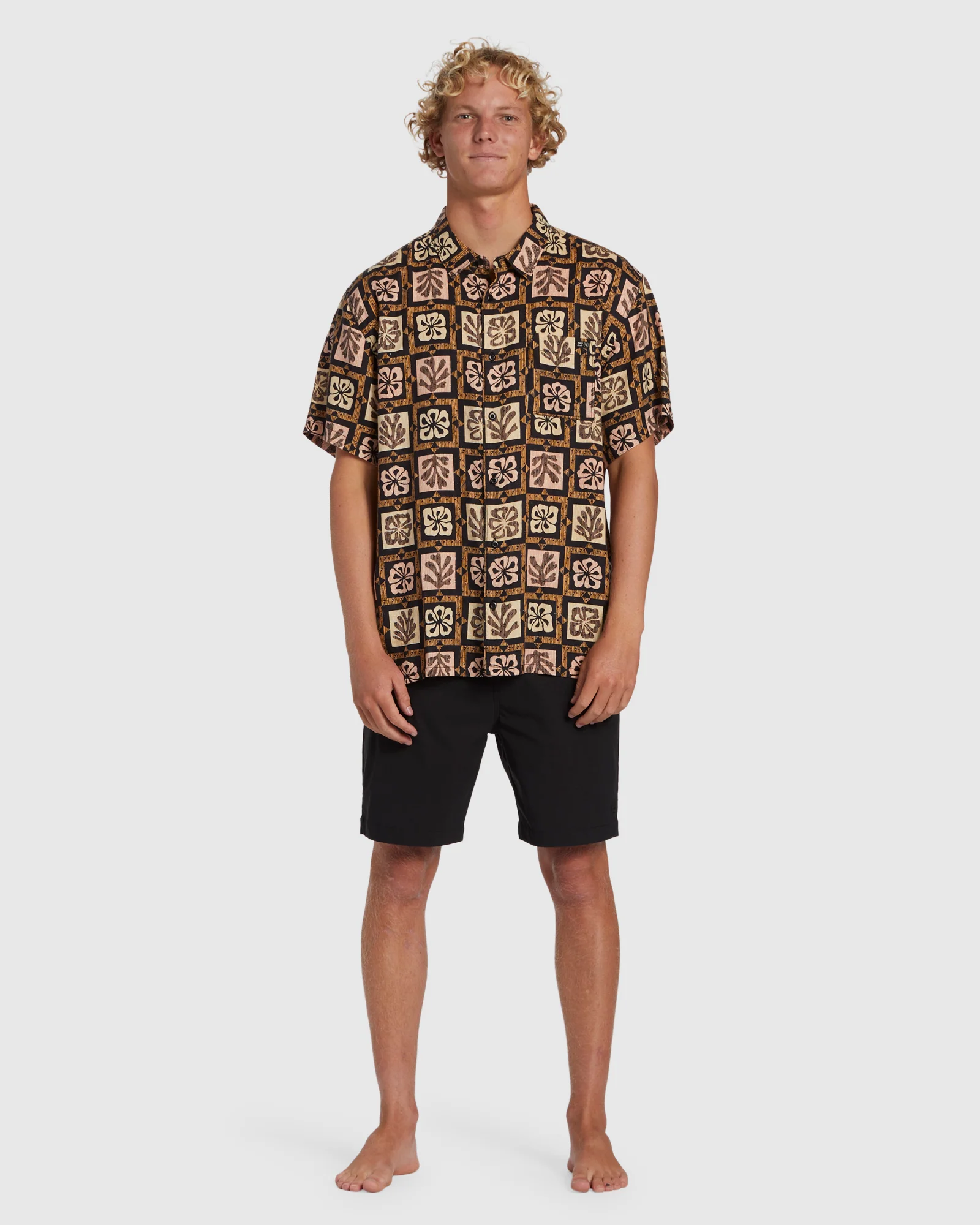 Mens Tiki Reef Hemp Shirt - Image 5