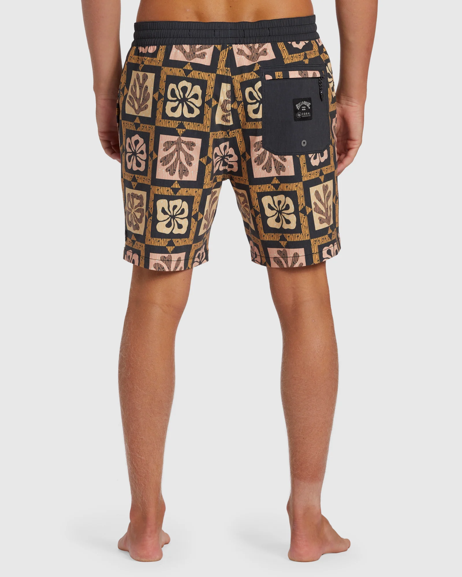 Mens Tiki Reef Layback Boardshorts - Image 3