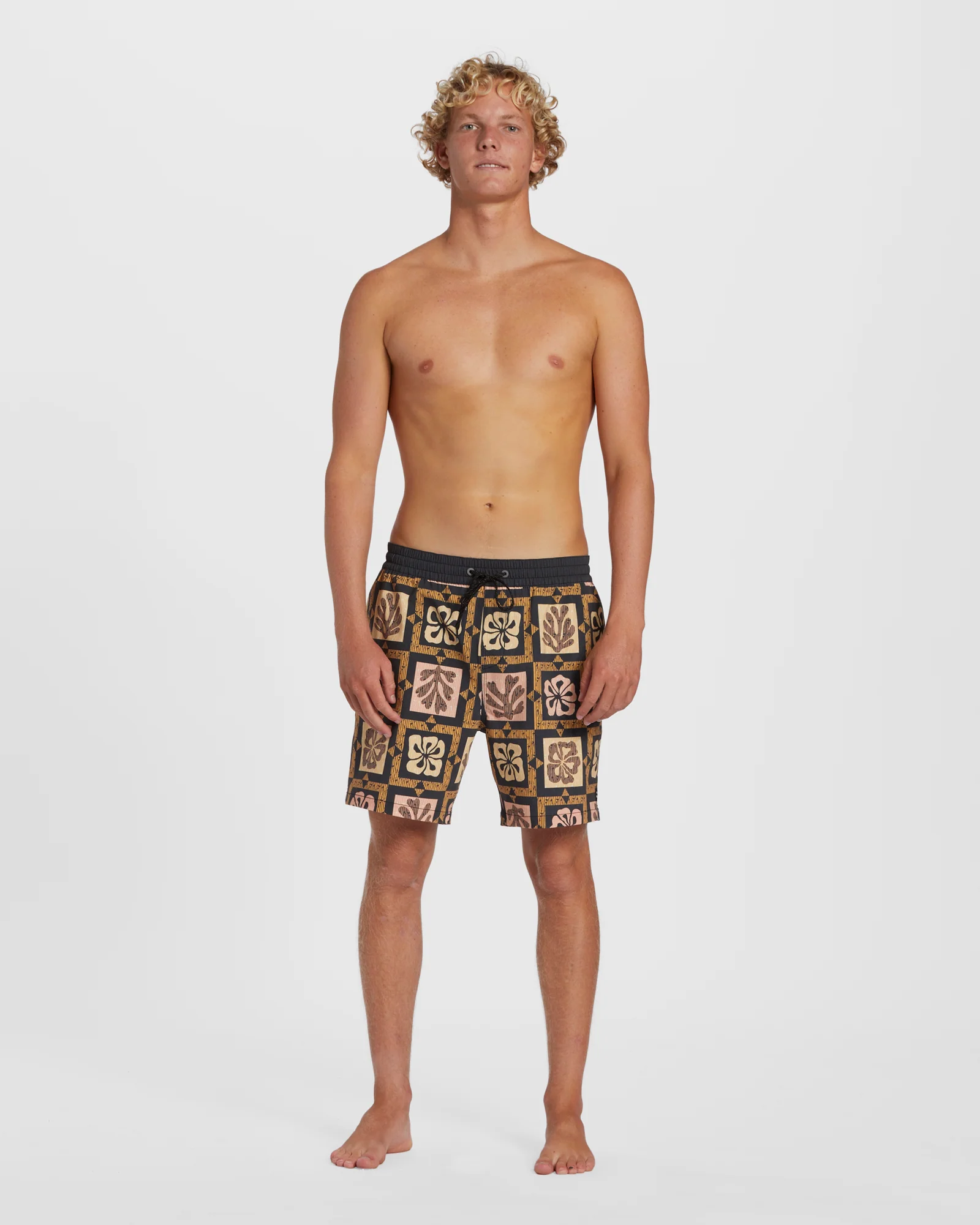 Mens Tiki Reef Layback Boardshorts - Image 5