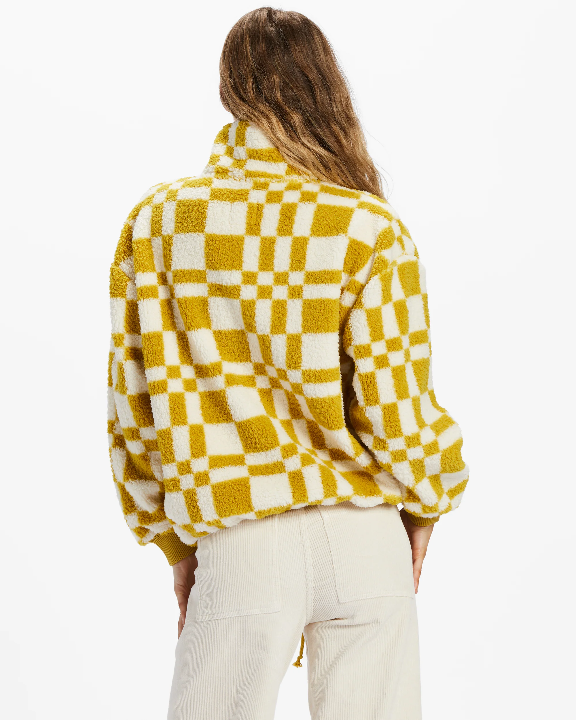 Womens Time Off Half-Zip Fleece Pullover - Image 3