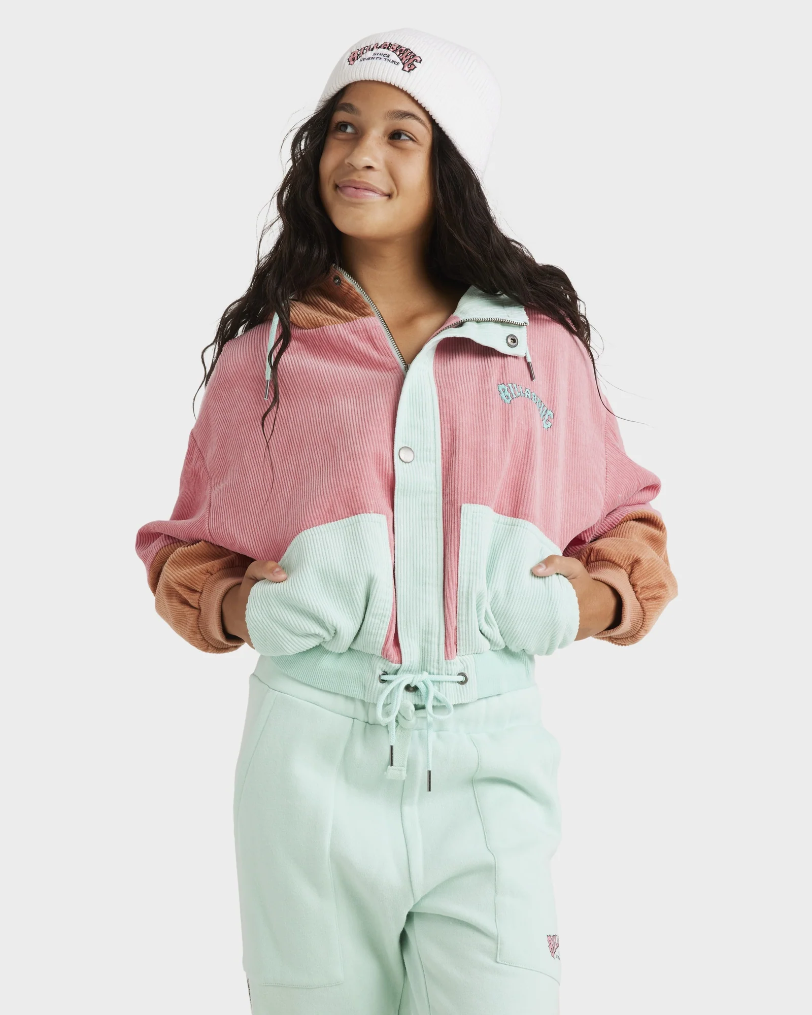 Girls 6-14 Tone Setter Zip Up Hoodie - Image 2