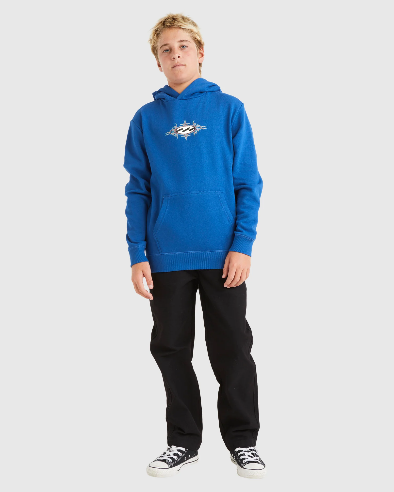 Boys 8-16 Tribal Wave Pullover Hoodie - Image 5