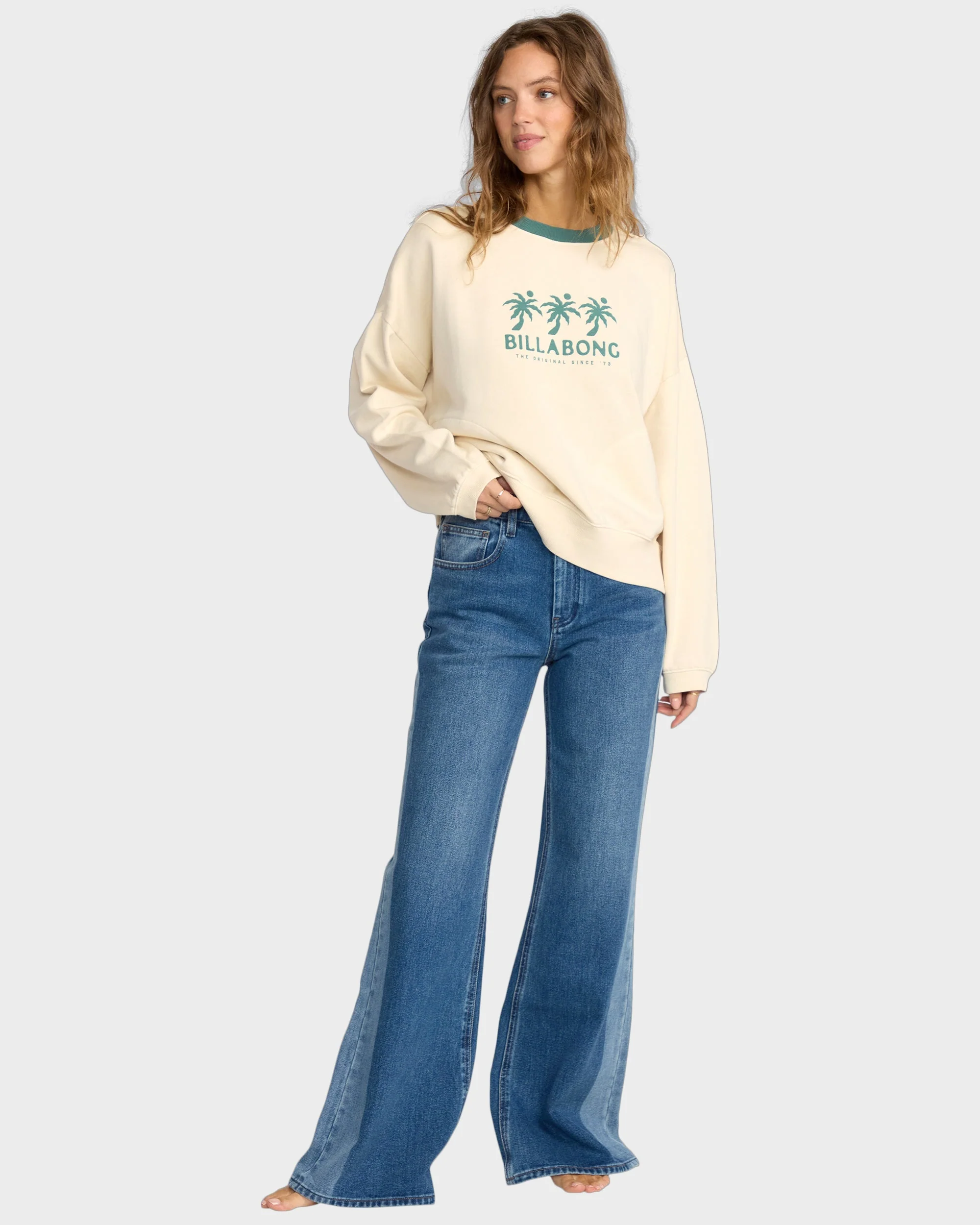 Womens Triple Palms Crew Neck - Image 6