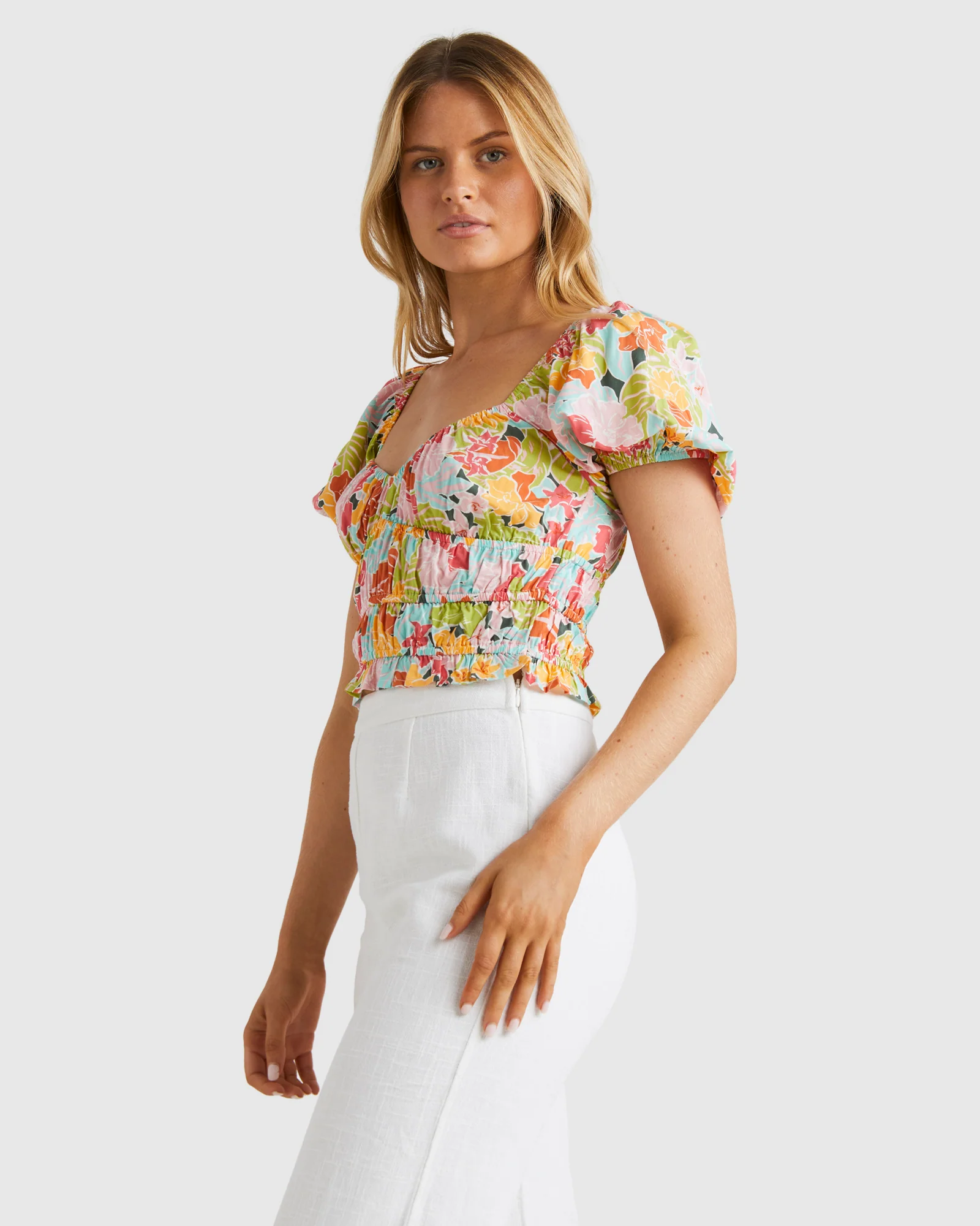 Womens Tropic Highs Crop Top - Image 2