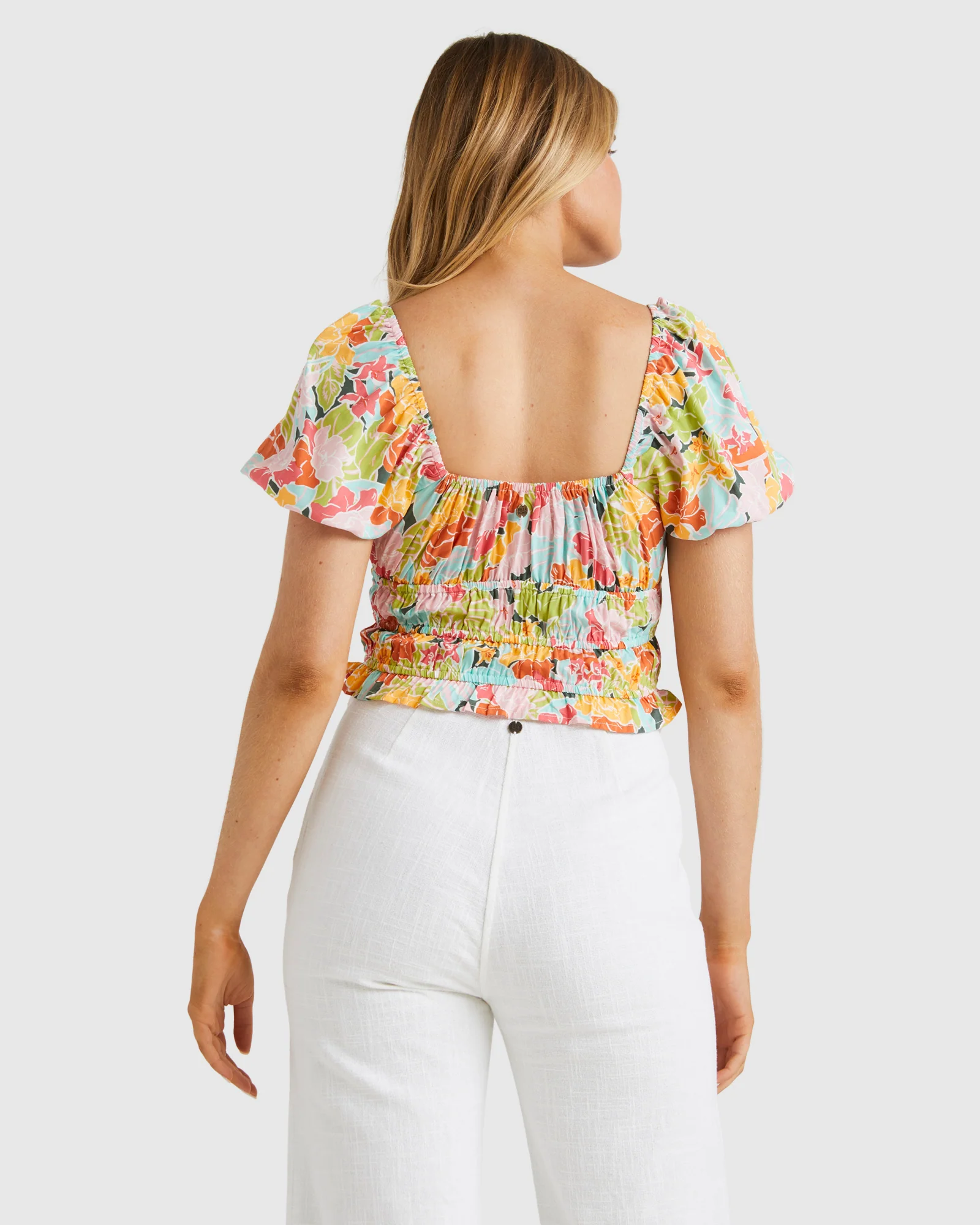 Womens Tropic Highs Crop Top - Image 3