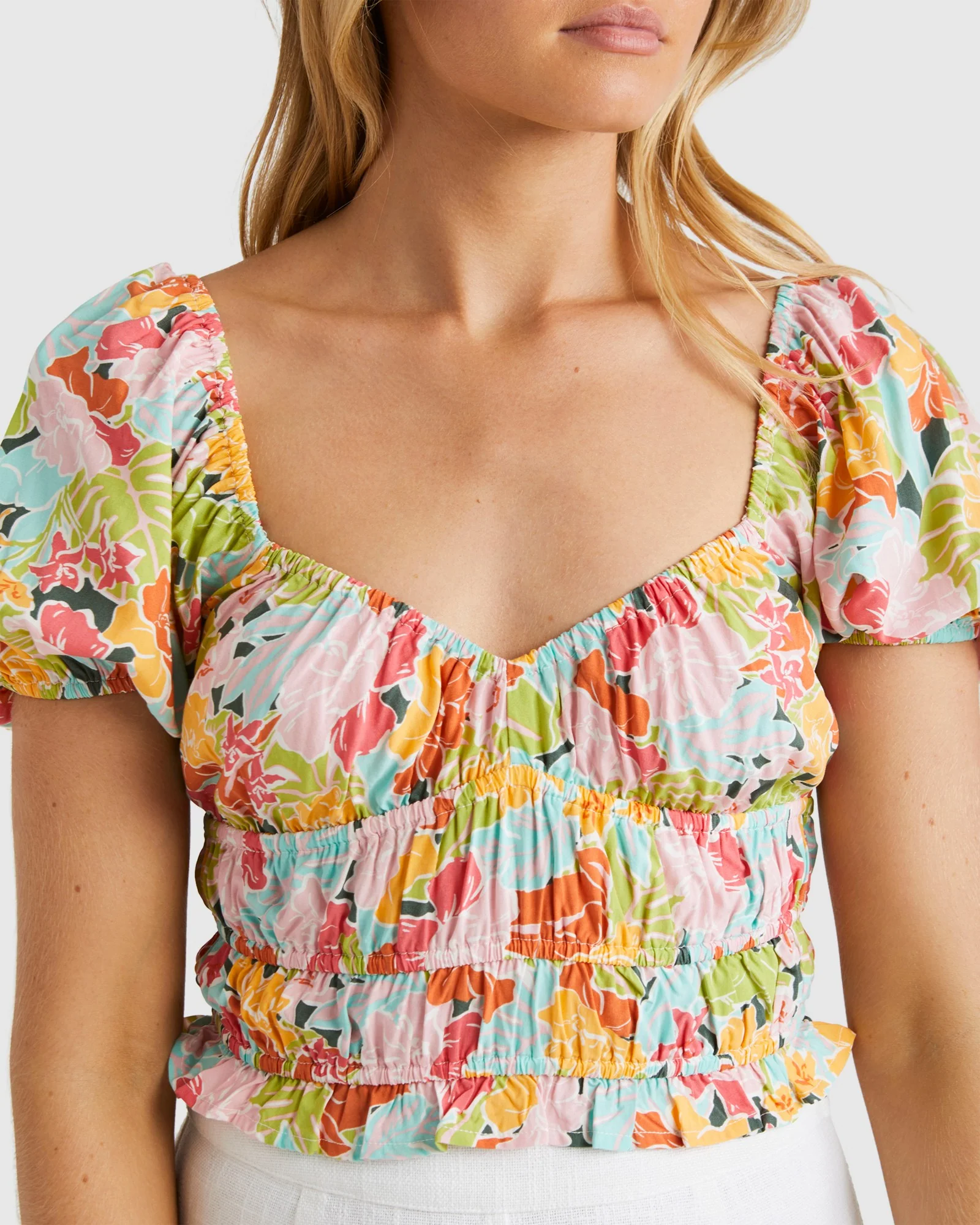 Womens Tropic Highs Crop Top - Image 4