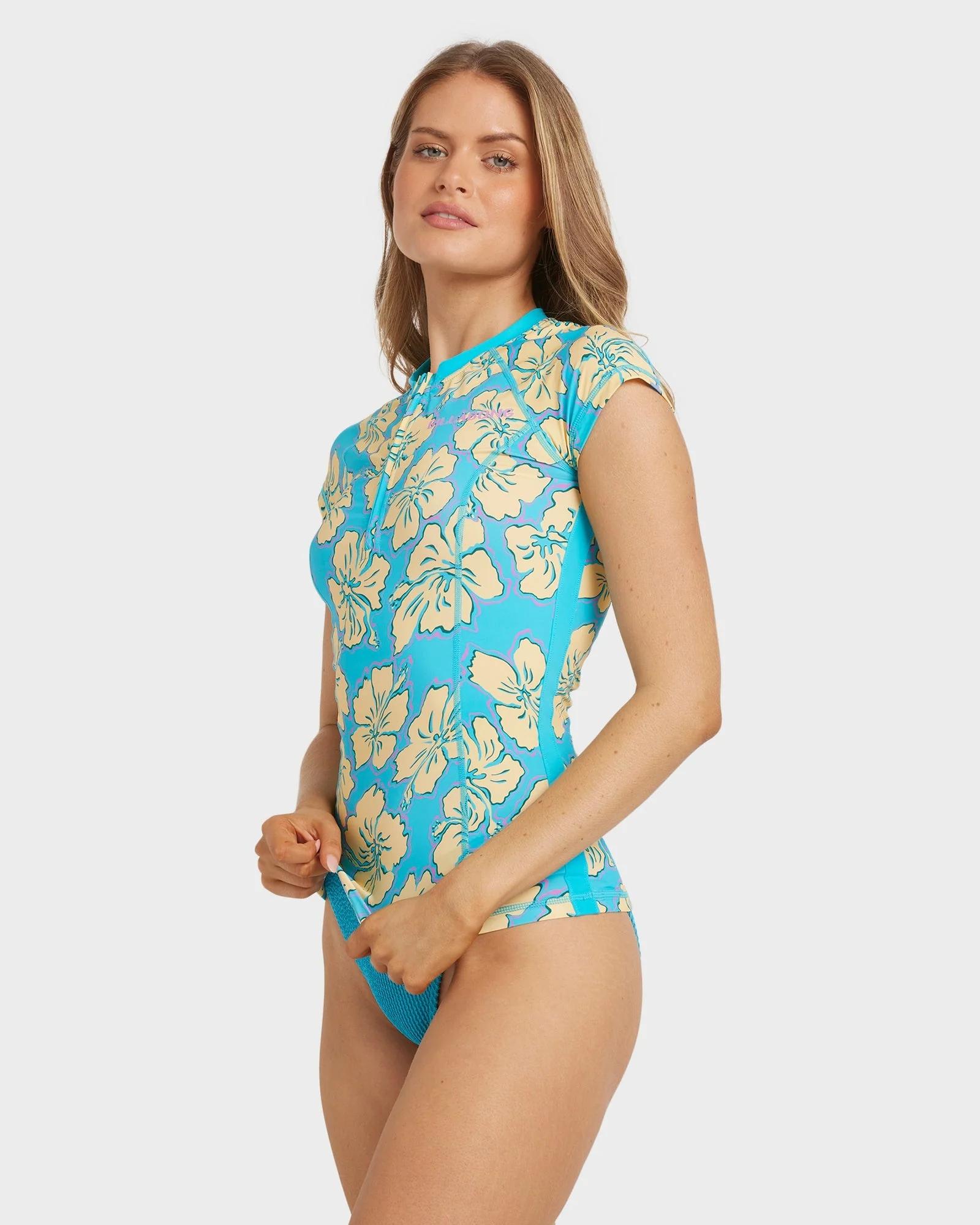 Womens Tropic Shift Point Break Rash Vest - Image 3