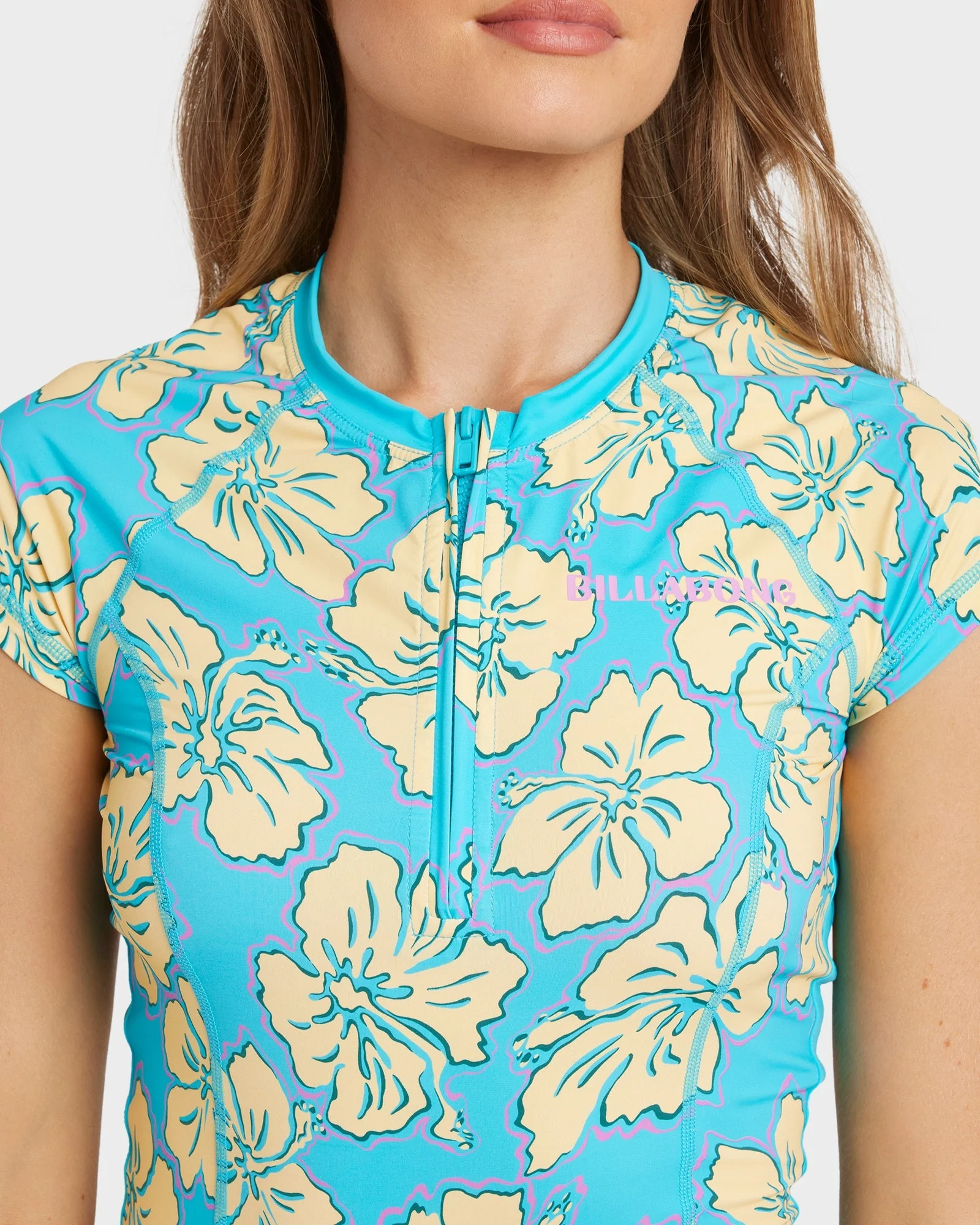 Womens Tropic Shift Point Break Rash Vest - Image 4