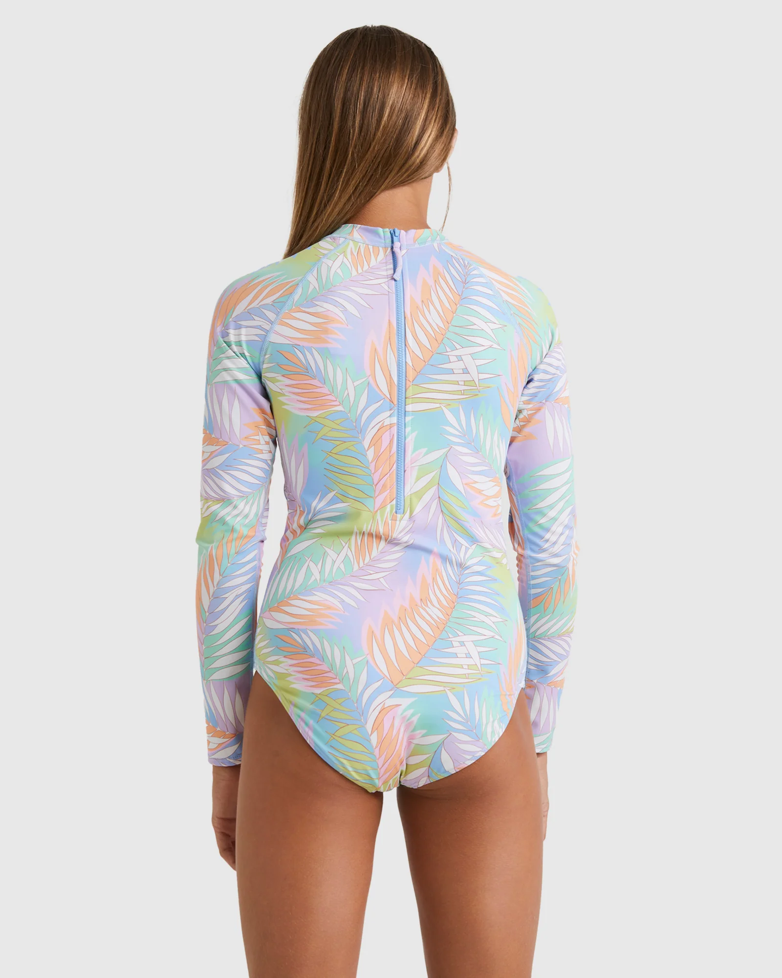 Girls 6-16 Tropical Dayz One Piece Rash Vest - Image 3