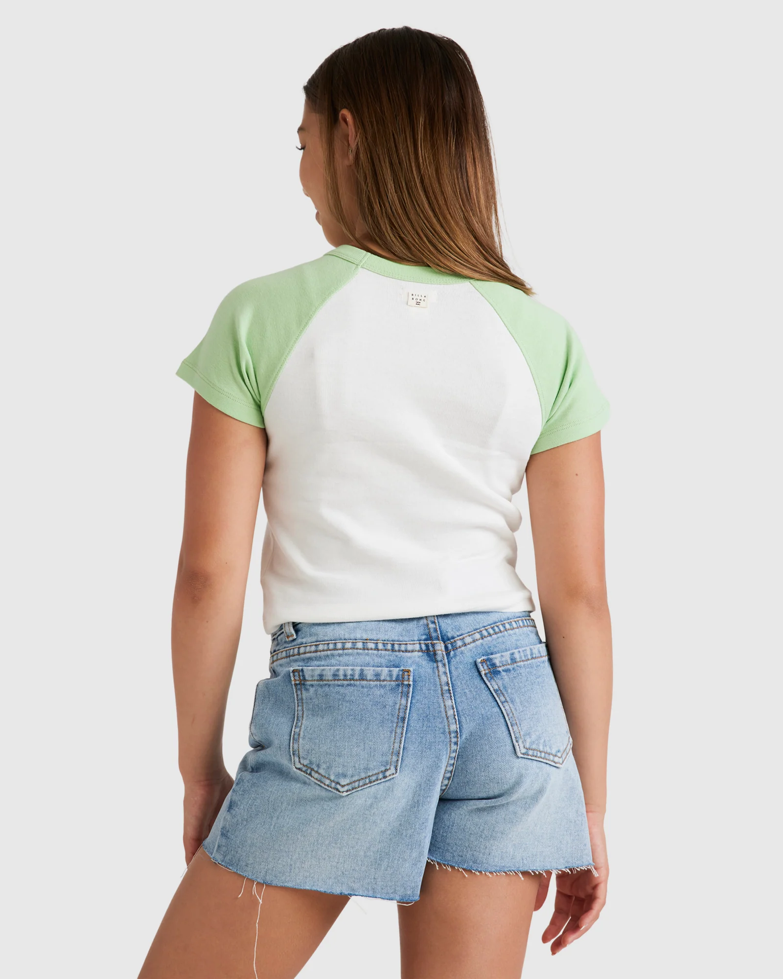 Girls 6-14 Tropical Views Raglan T-Shirt - Image 3