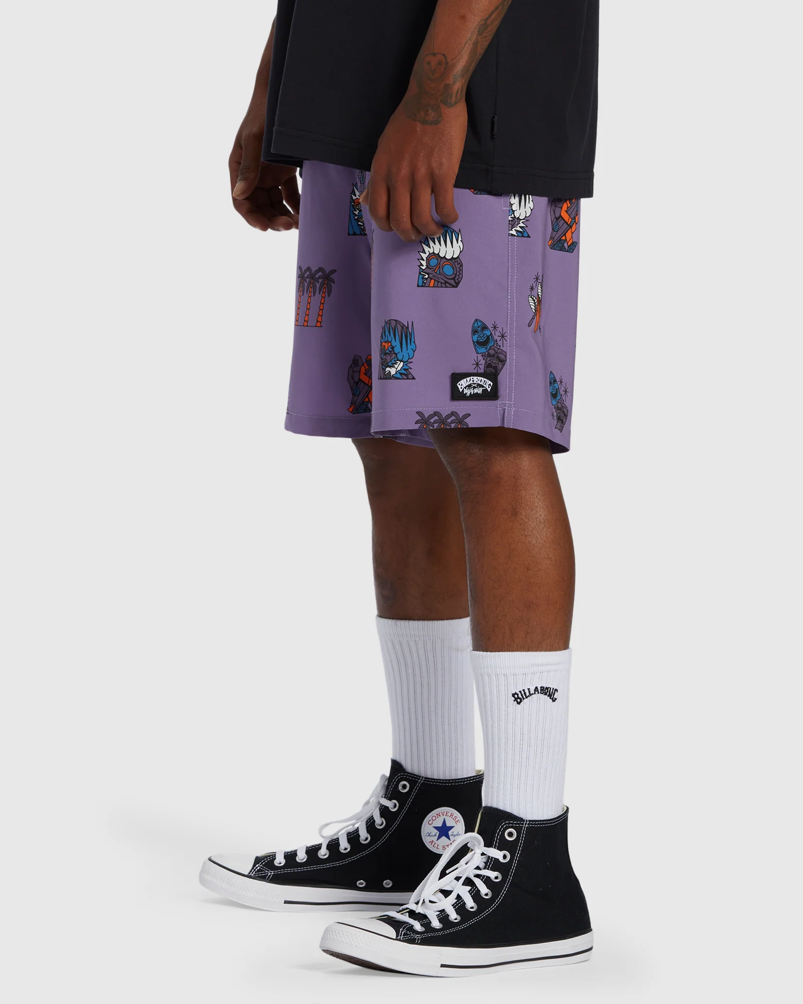 Mens Turn The Tide Layback Boardshorts - Image 2
