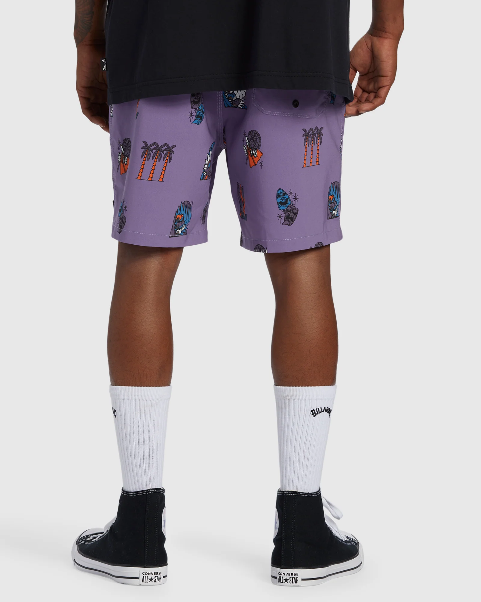 Mens Turn The Tide Layback Boardshorts - Image 3