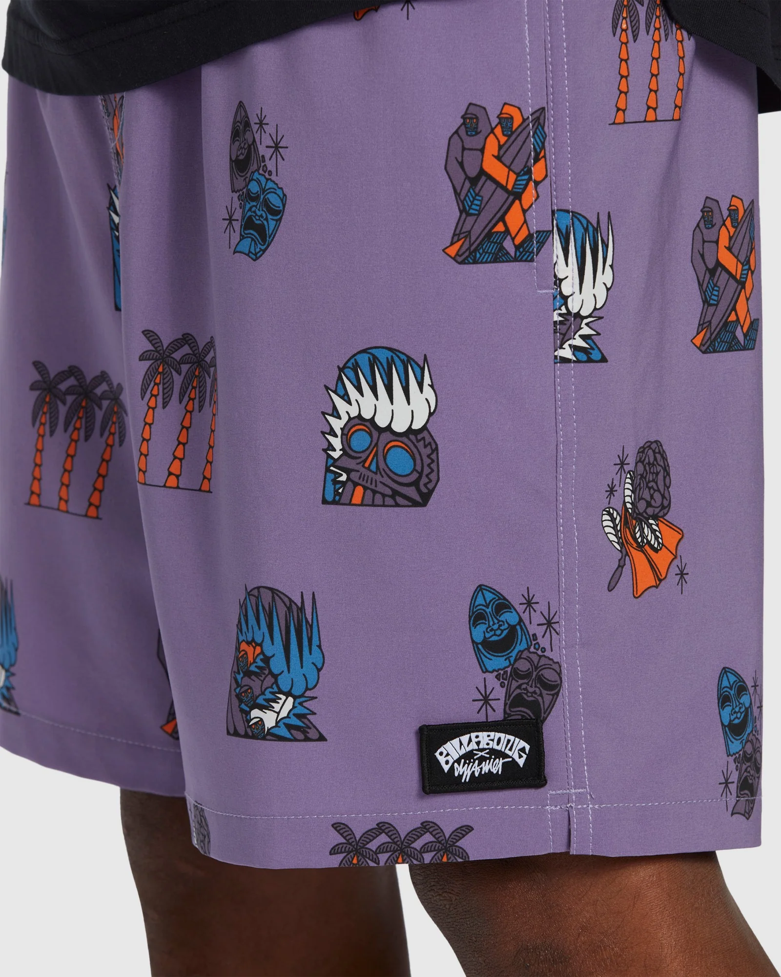 Mens Turn The Tide Layback Boardshorts - Image 4