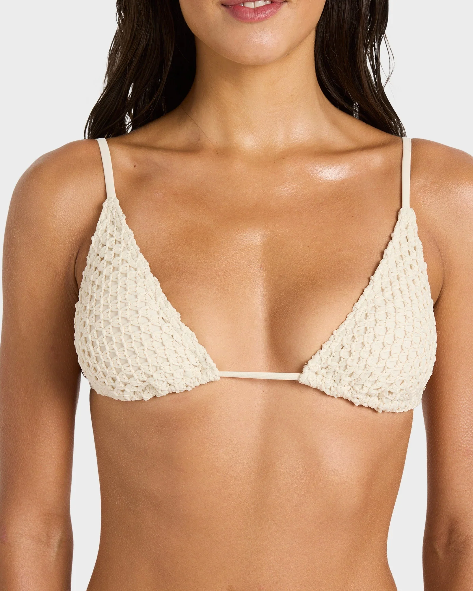 Womens Twisted Tides Tall Slide Triangle Bikini Top - Image 5