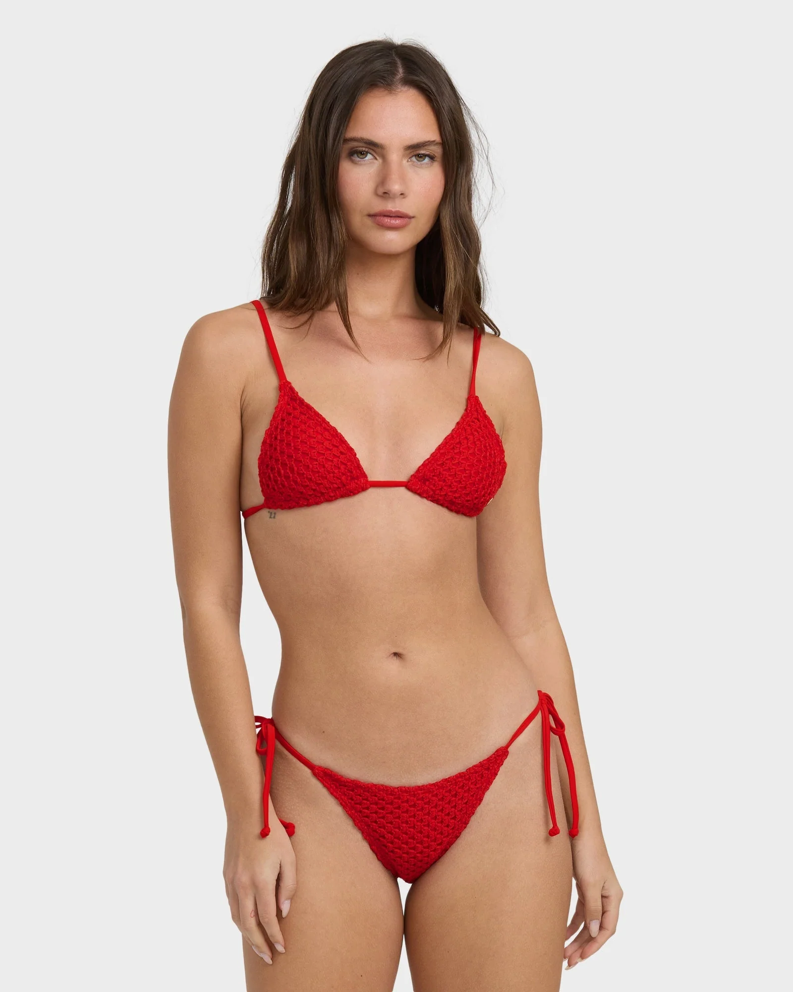 Womens Twisted Tides Tie Side Hike Bikini Bottom - Image 2