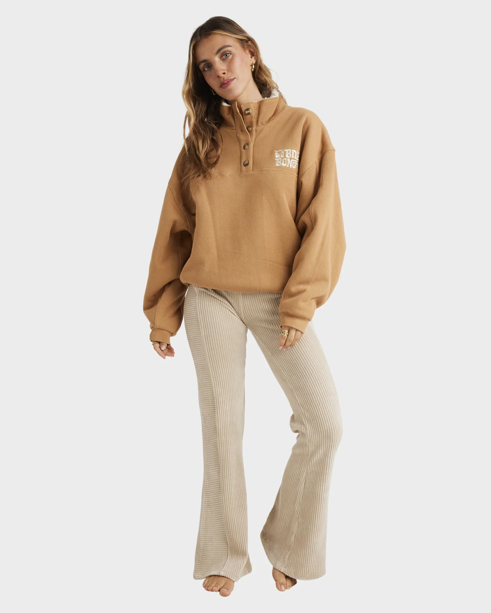 Womens Twisties Button Up Jumper - Image 6