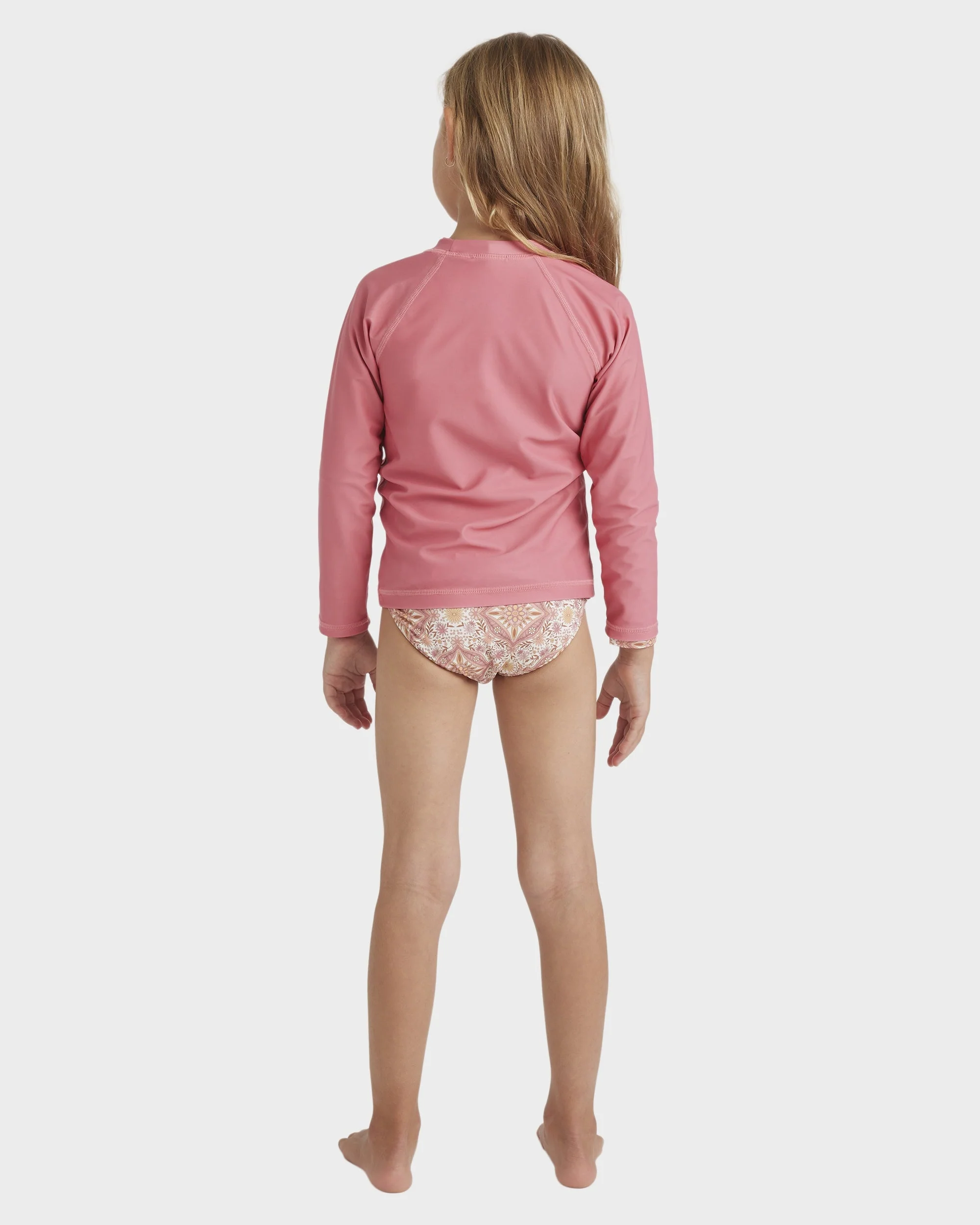 Girls 0-5 Under The Palm Long Sleeve Rash Vest - Image 2