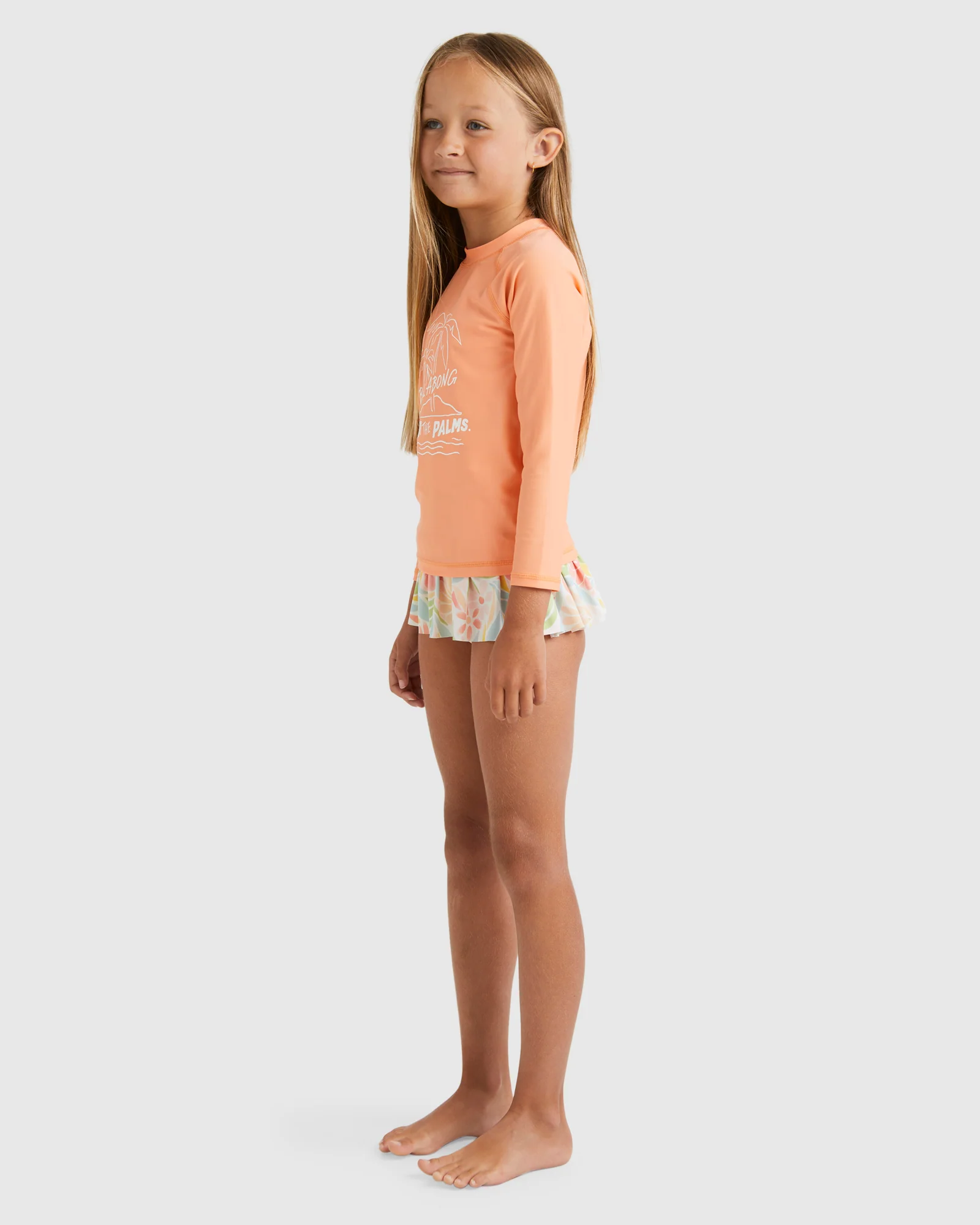 Girls 0-5 Under The Palms Long Sleeve Rash Vest - Image 2