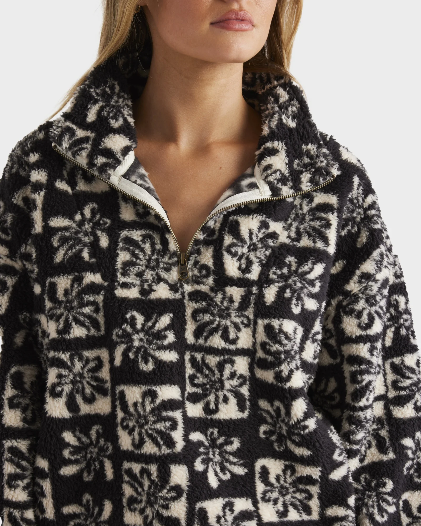 Womens Ur A Legend Half Zip Fleece Pullover - Image 5
