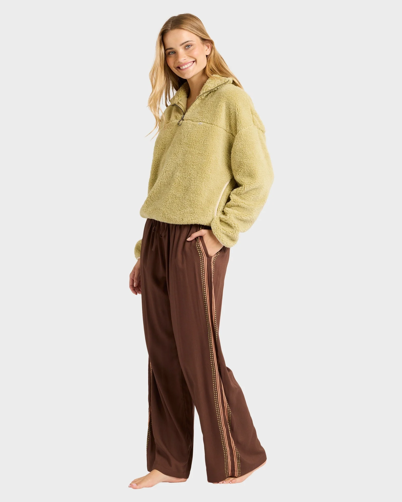 Womens Vacay Mode Elastic Pants - Image 3