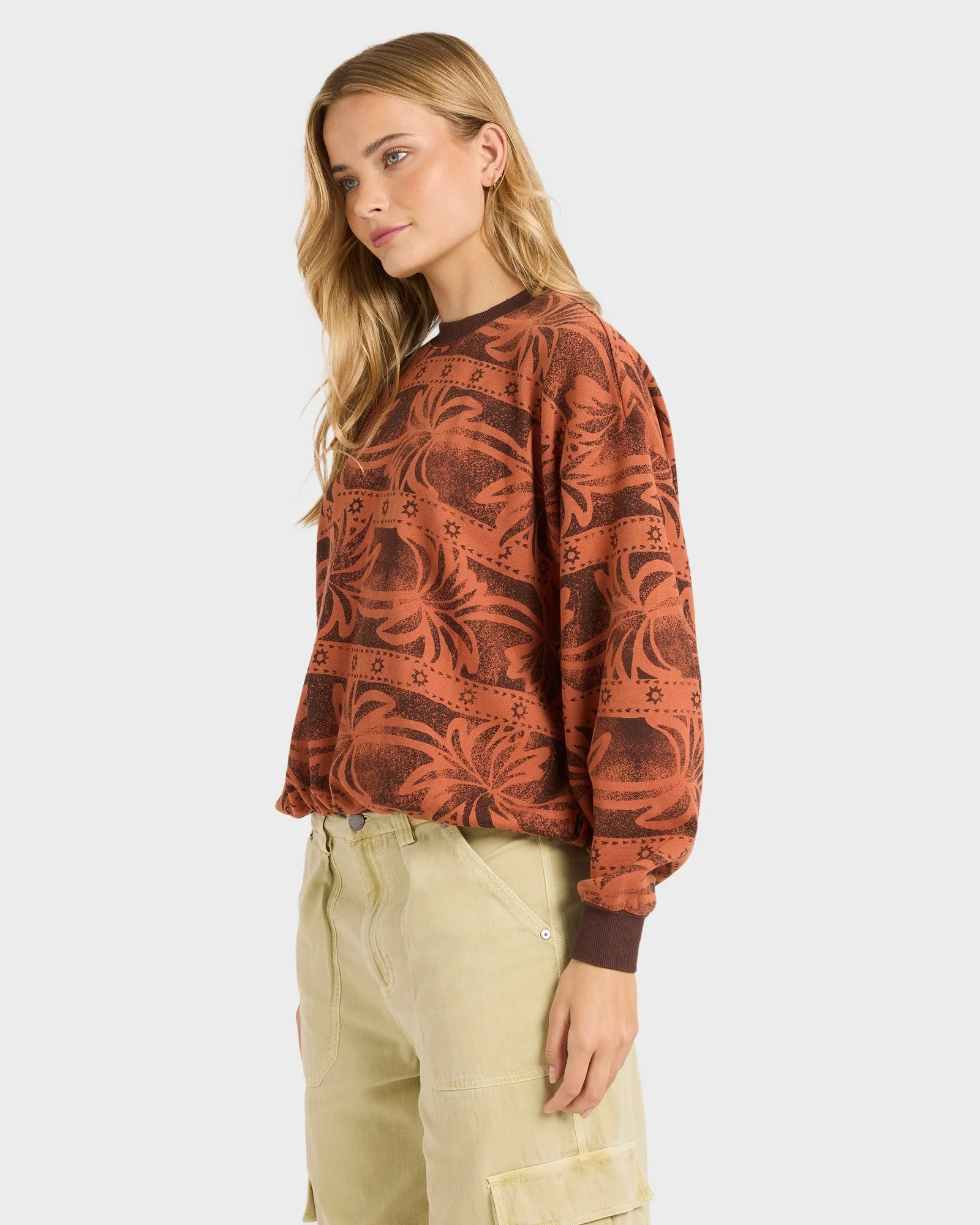 Womens Vida Palms Crew Neck - Image 3