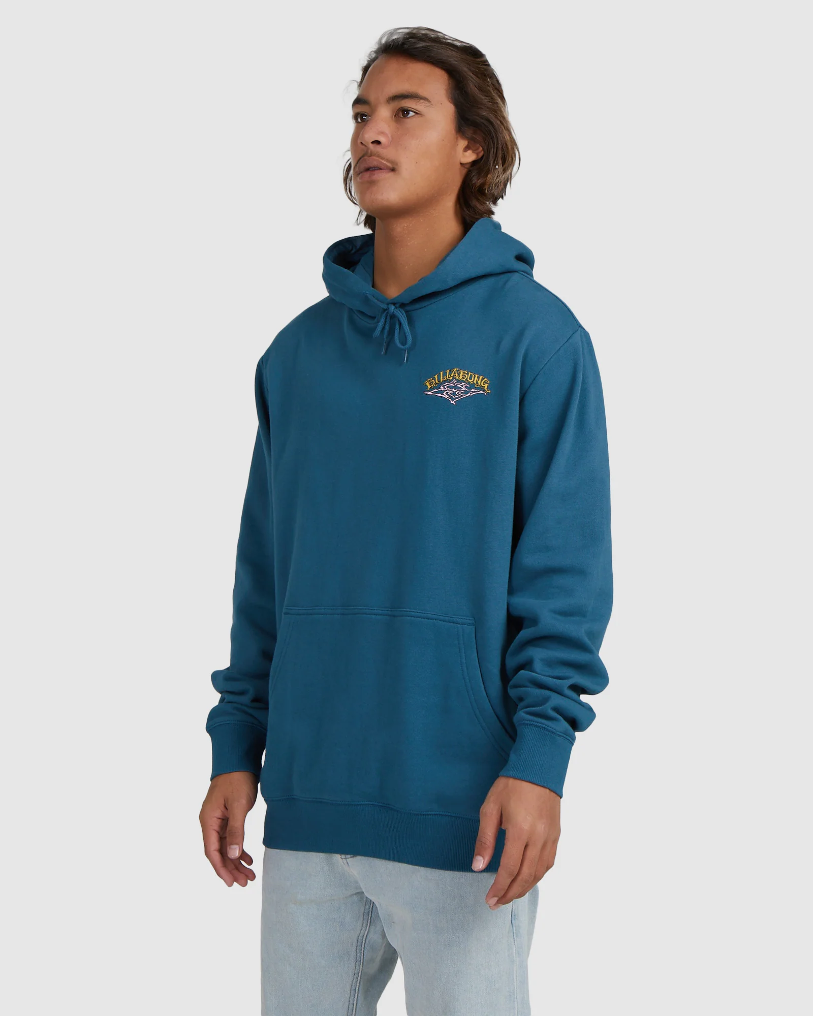 Mens Vintage Arch Pullover Hoodie - Image 2