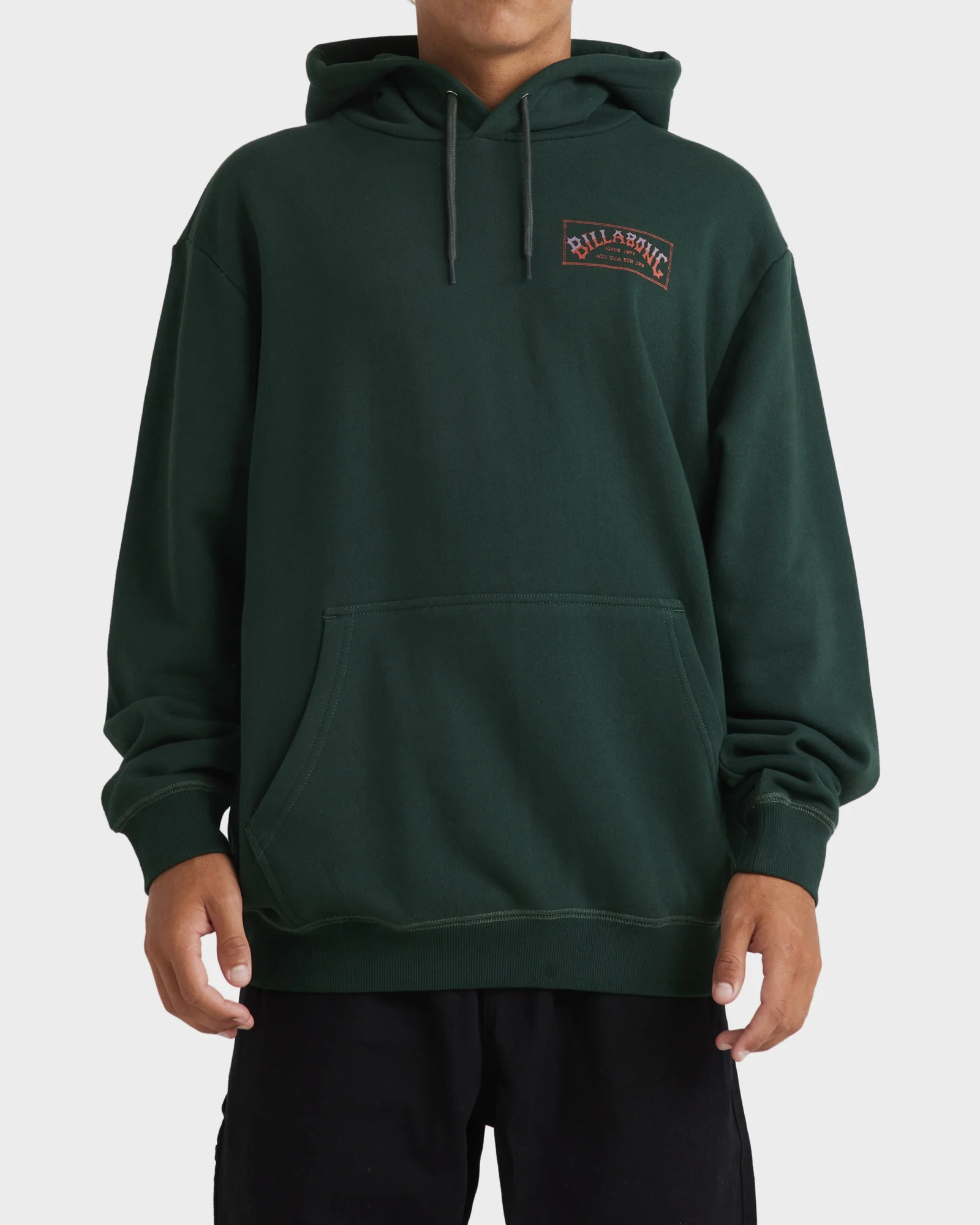 Mens Vintage Arch Pullover Hoodie