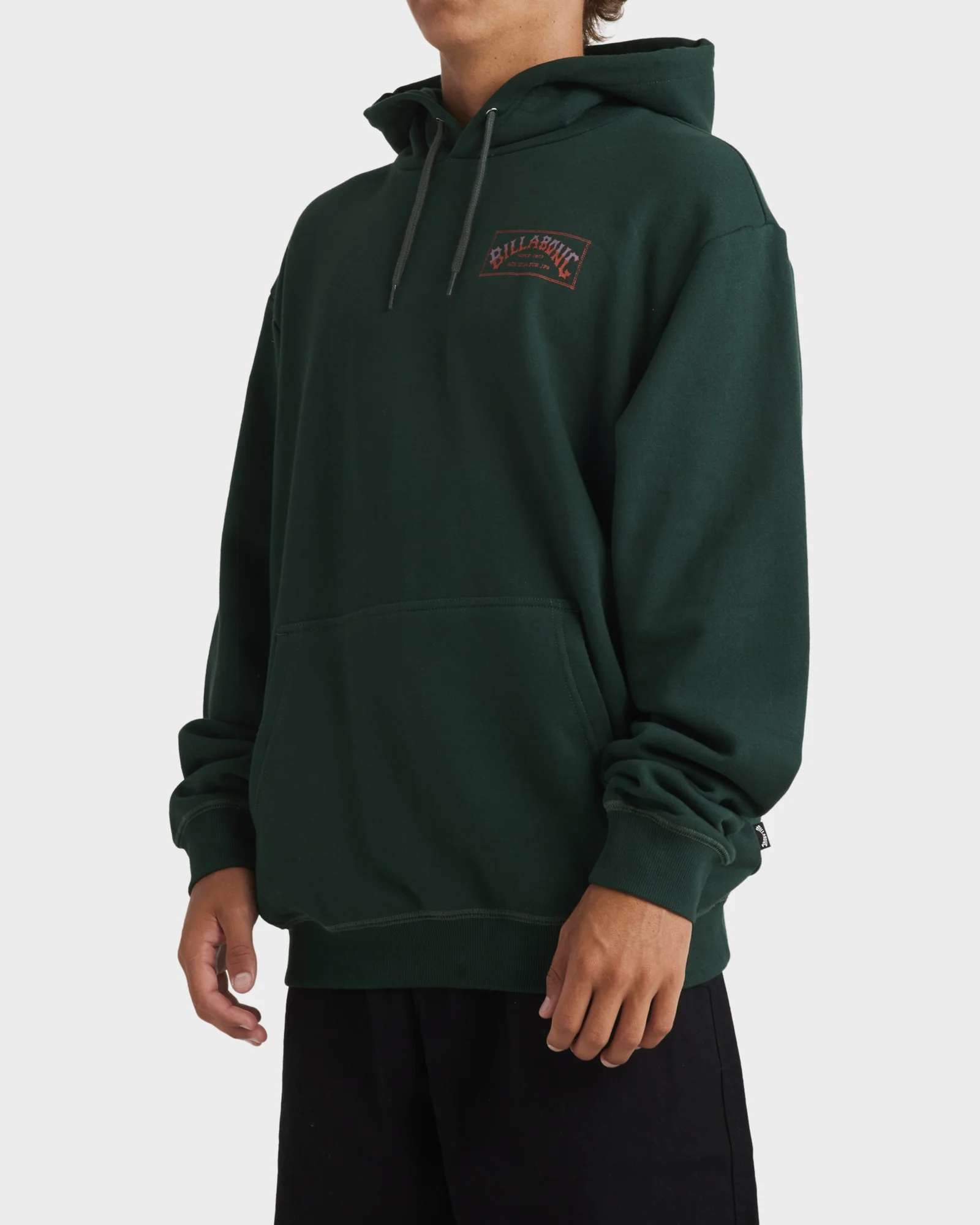 Mens Vintage Arch Pullover Hoodie - Image 2