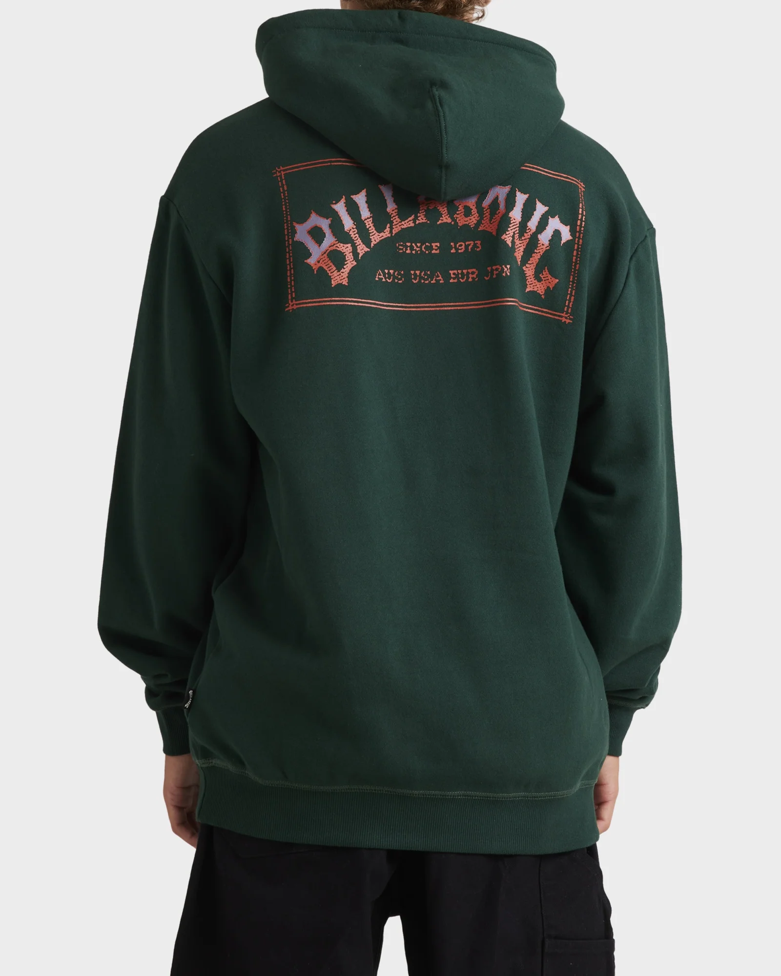 Mens Vintage Arch Pullover Hoodie - Image 3