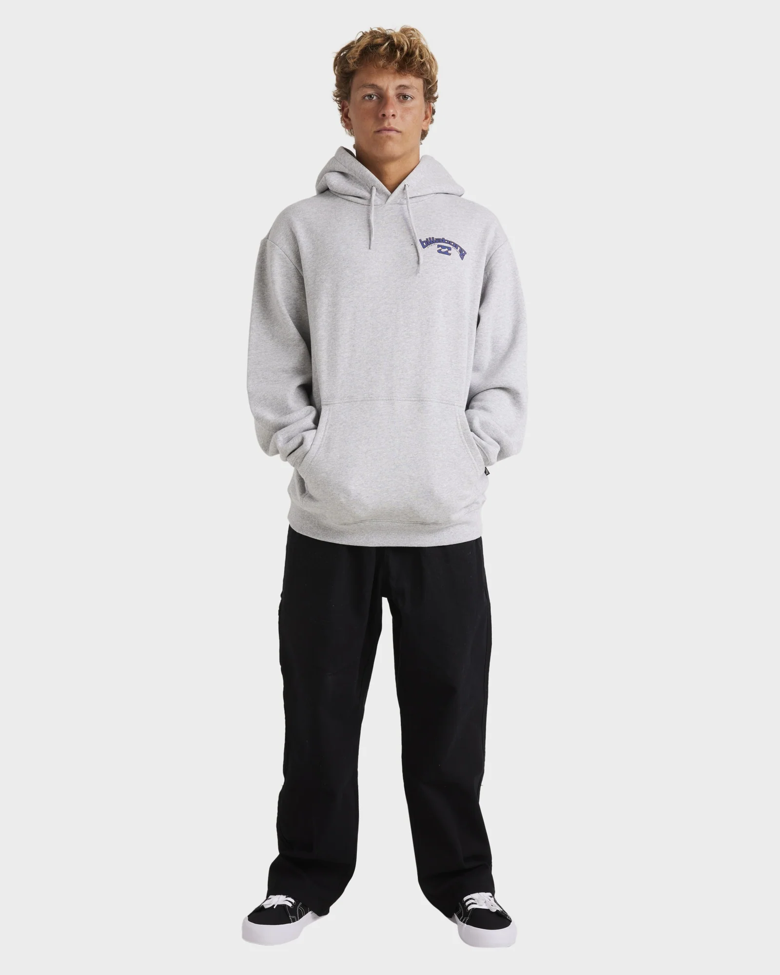 Mens Vintage Arch Pullover Hoodie - Image 5