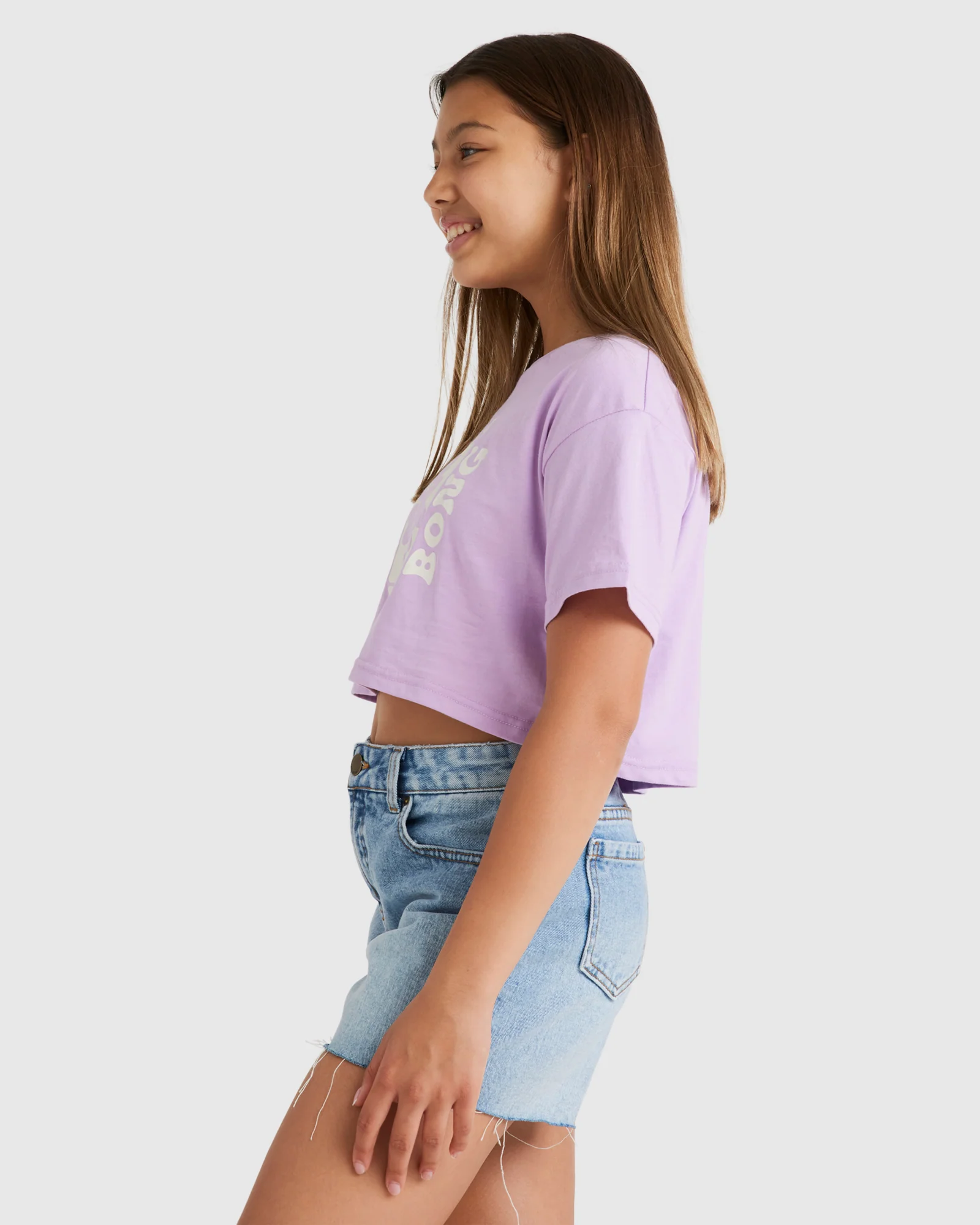 Girls 6-14 Vintage Surf True Boy Crop T-Shirt - Image 2