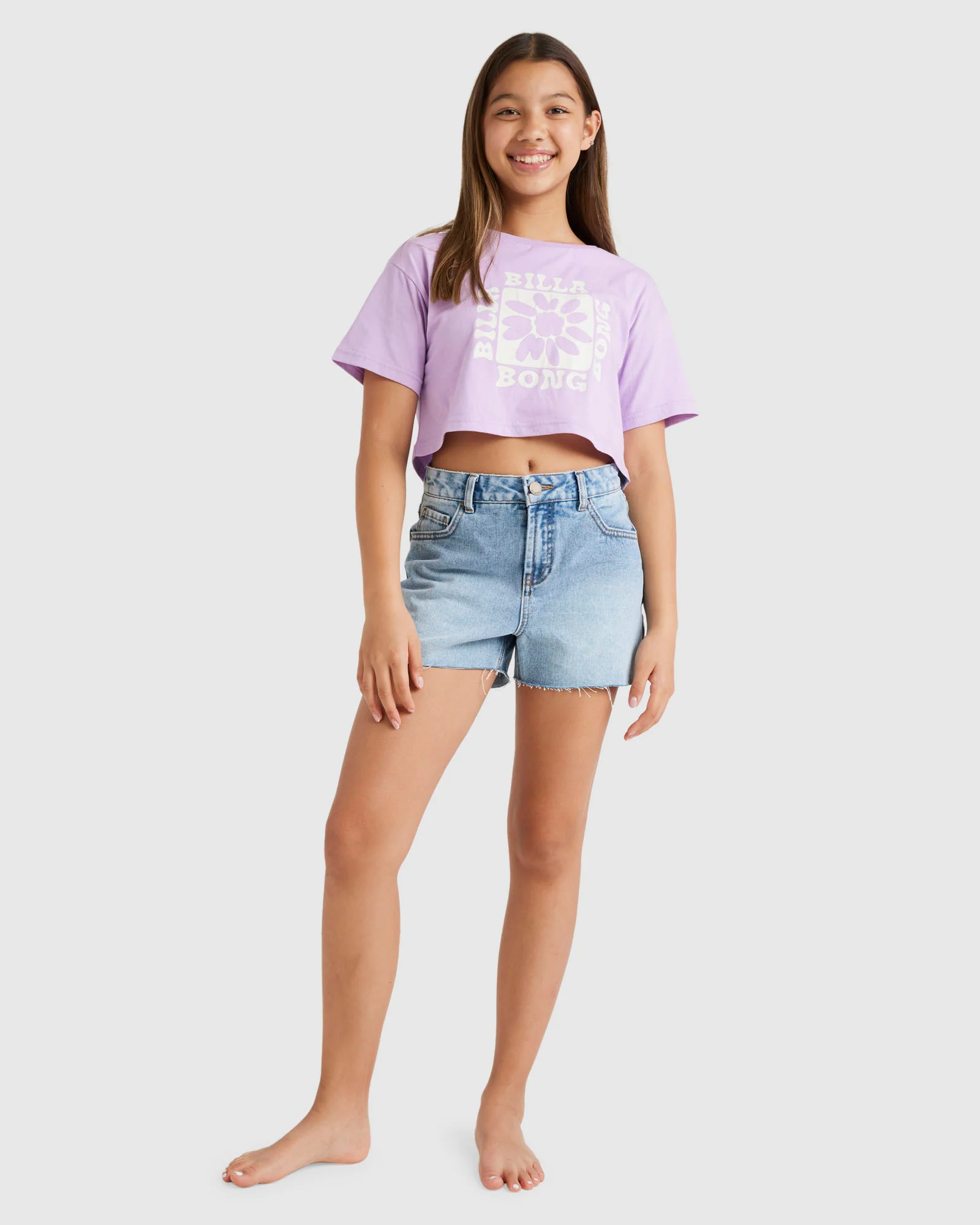Girls 6-14 Vintage Surf True Boy Crop T-Shirt - Image 5
