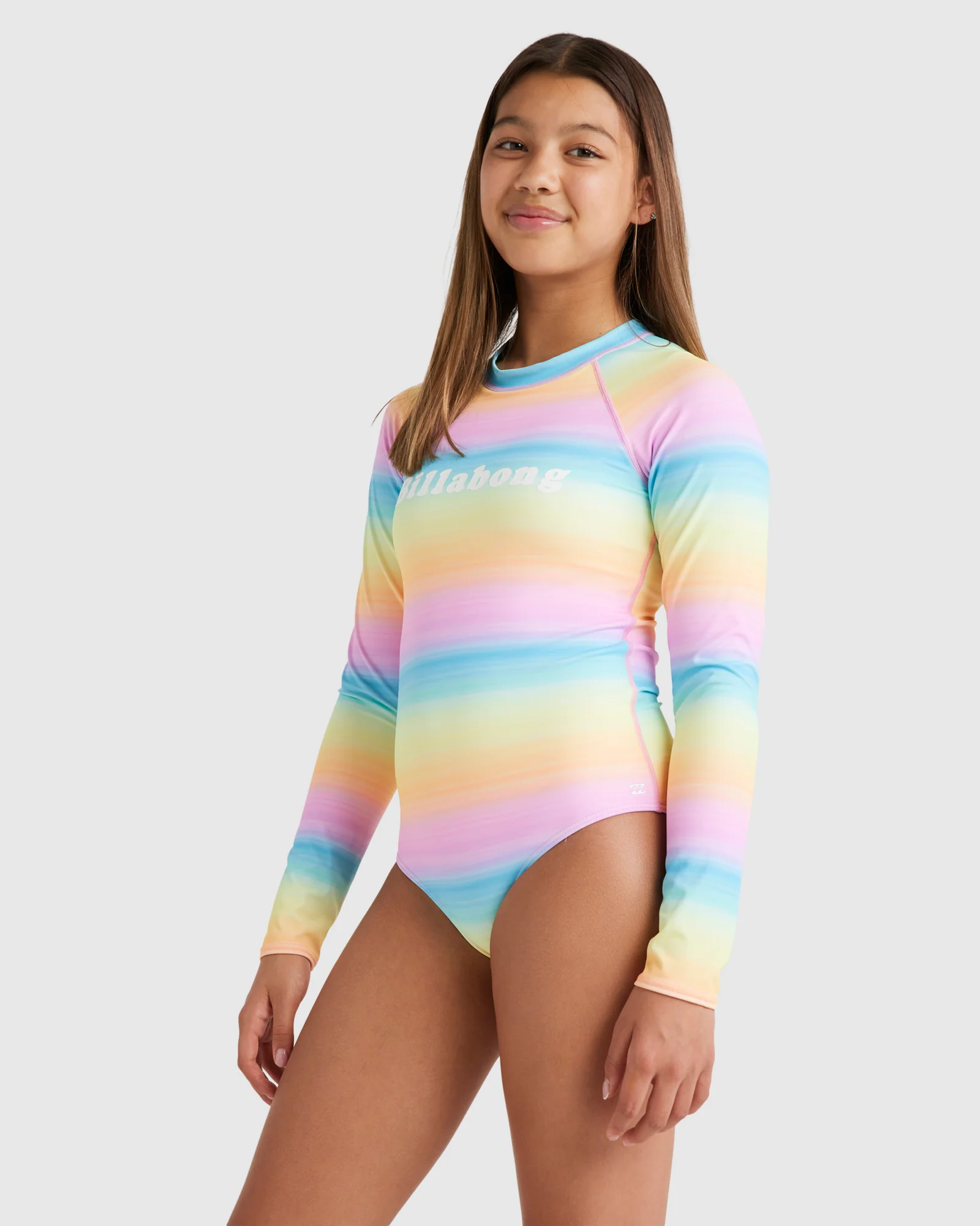 Girls 2-16 Vista Dreamin Long Sleeve Rash Vest - Image 2