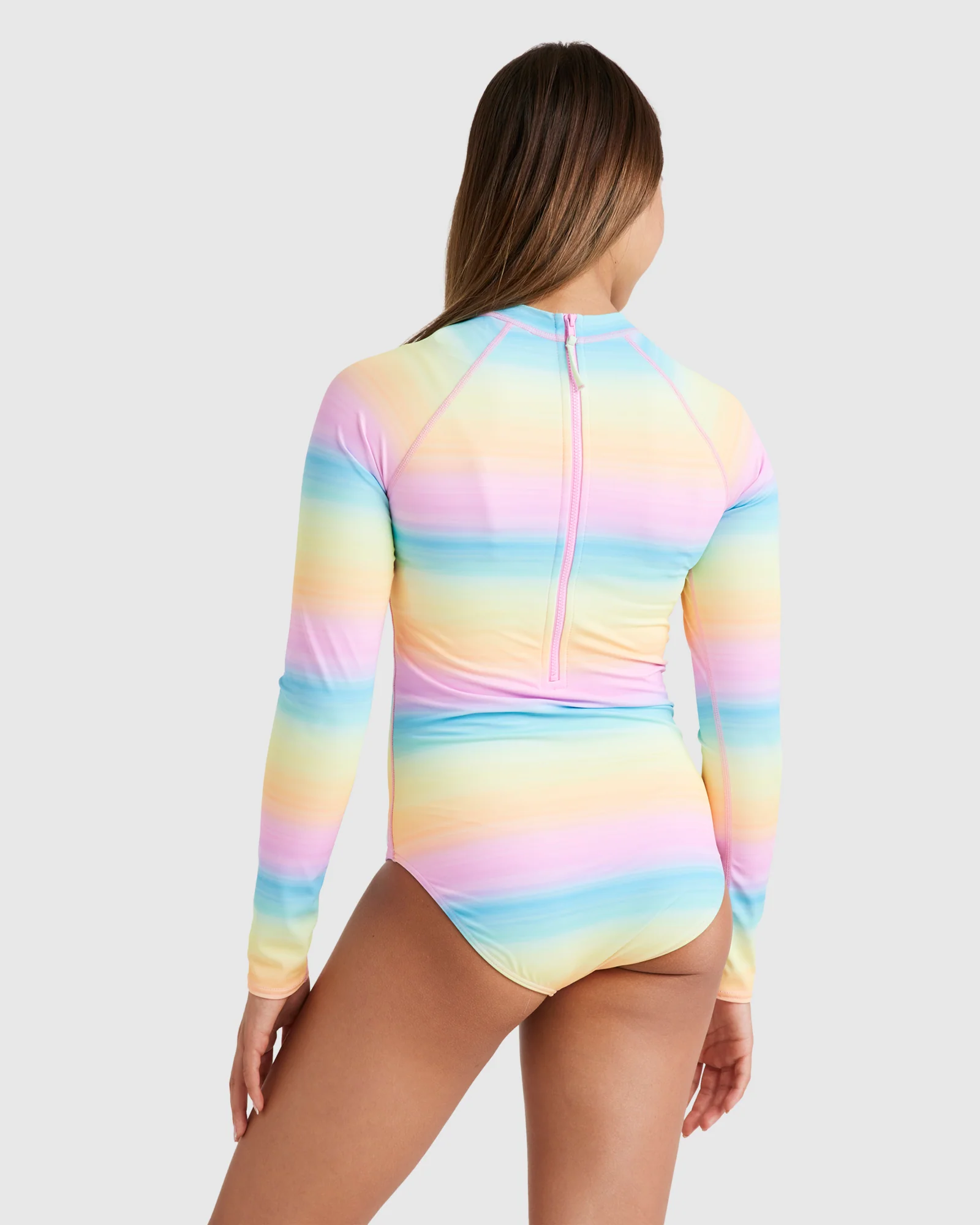 Girls 2-16 Vista Dreamin Long Sleeve Rash Vest - Image 3