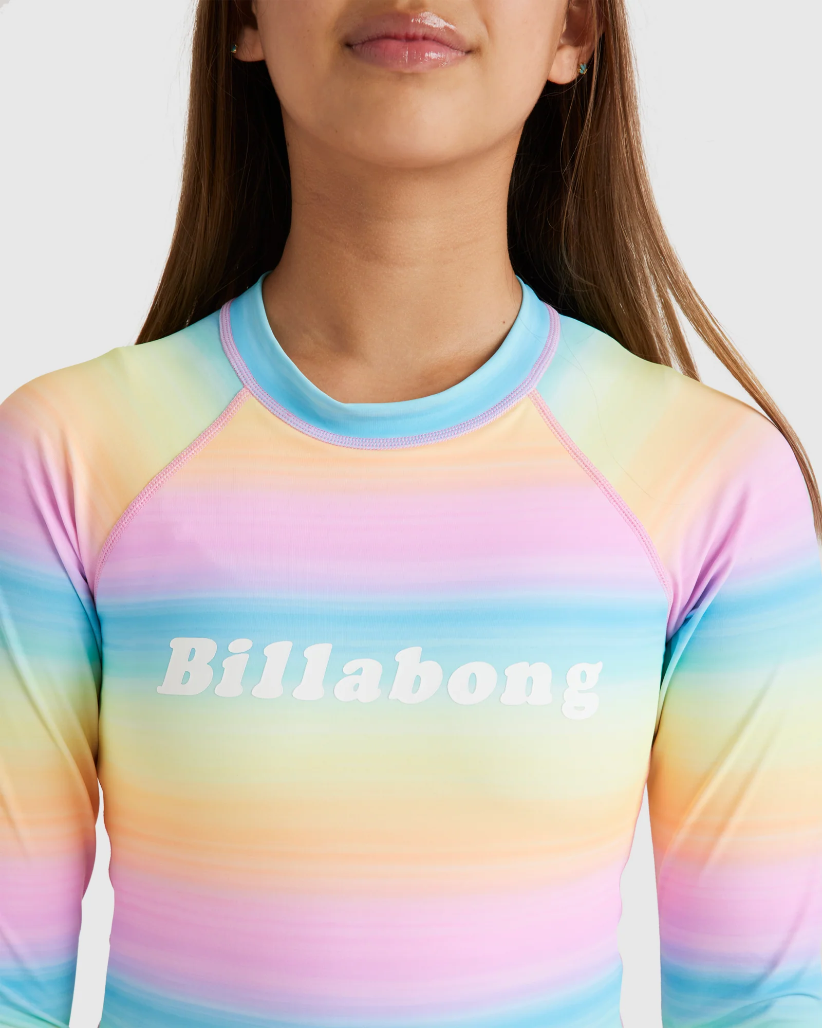Girls 2-16 Vista Dreamin Long Sleeve Rash Vest - Image 4