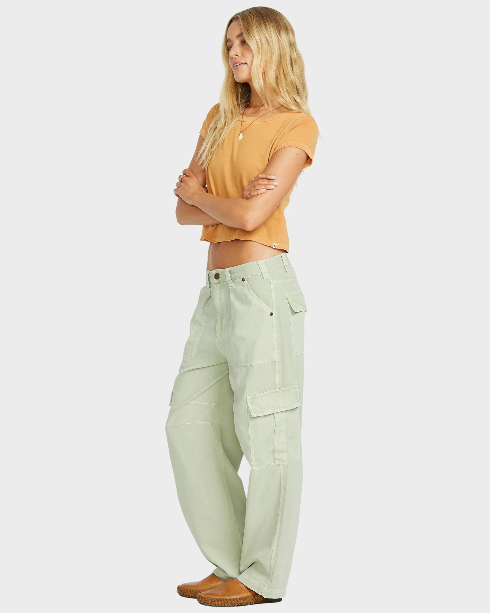 Womens Walk Along Cargo Pants - Image 2