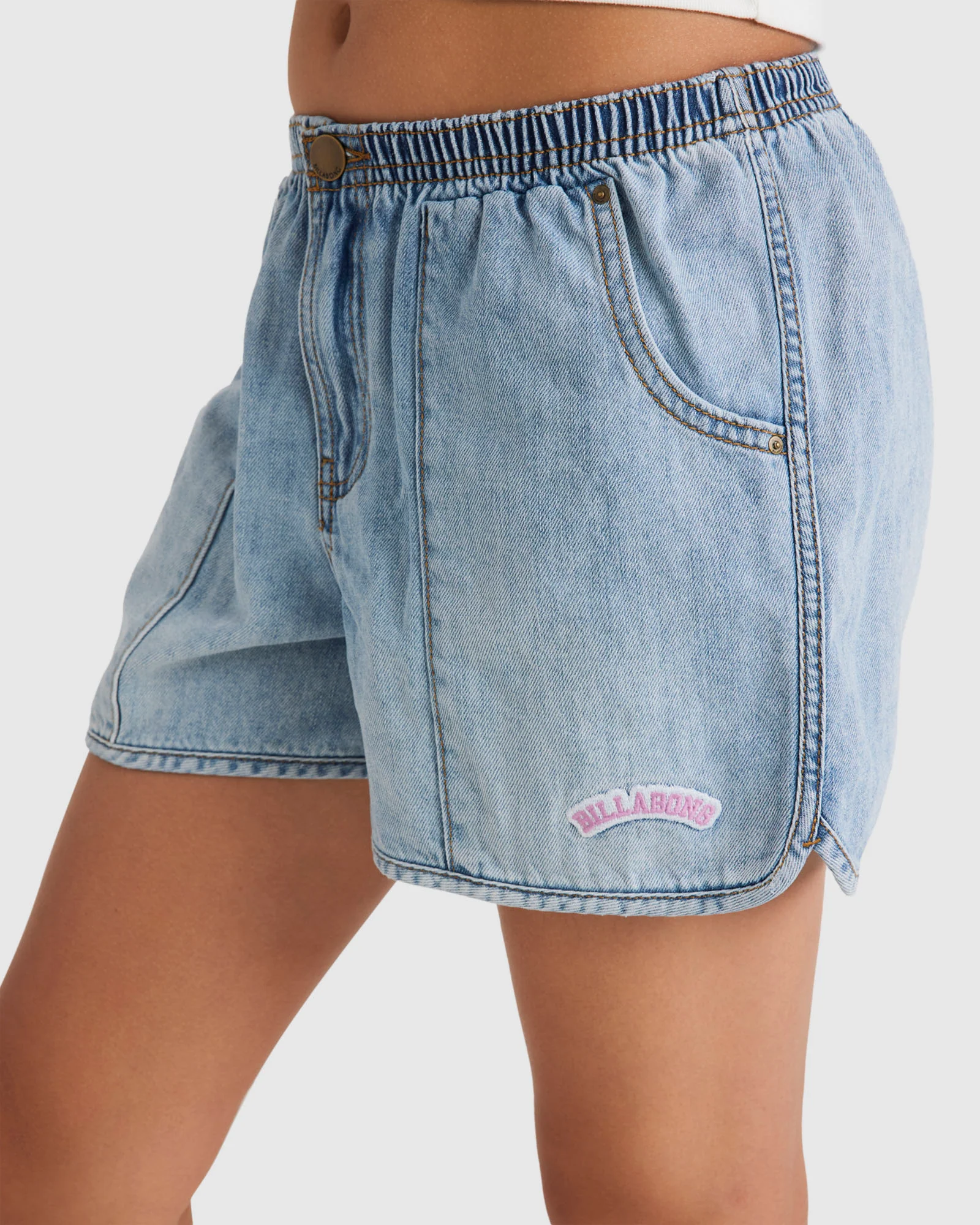 Girls 6-14 Walkie The Line Denim Shorts - Image 4