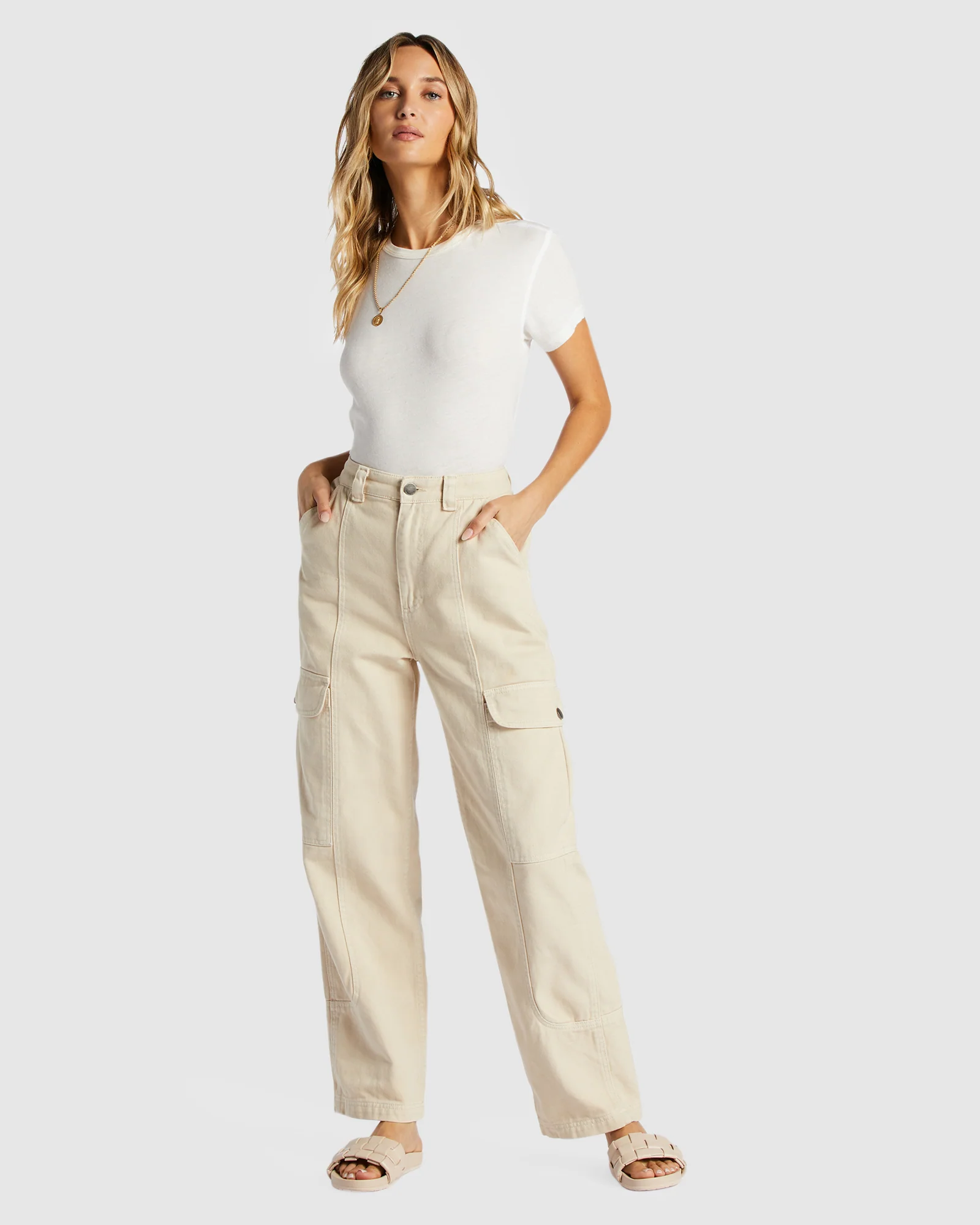 Womens Wall To Wall Denim Pants - Image 5