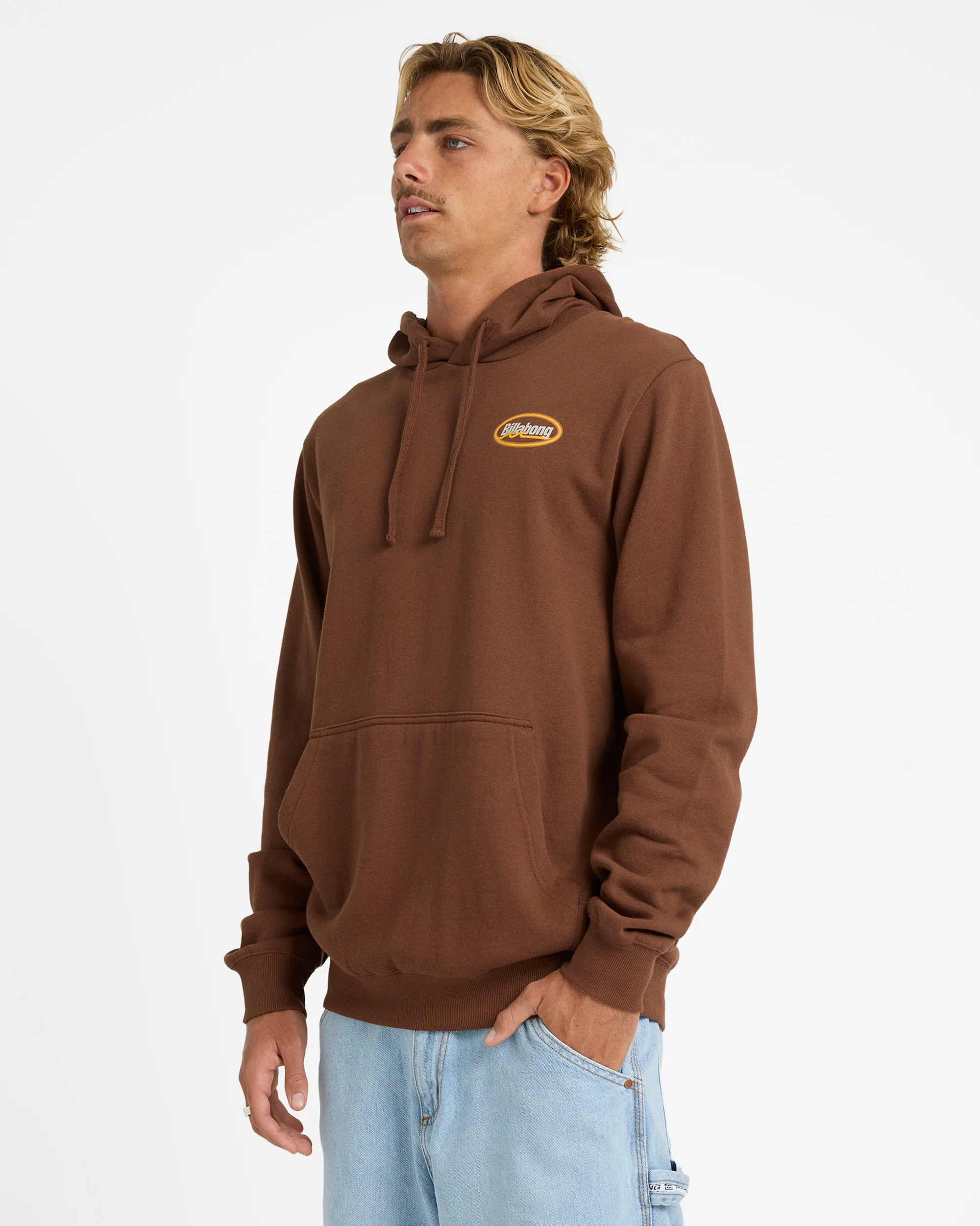 Mens Walled Pullover Hoodie - Image 2