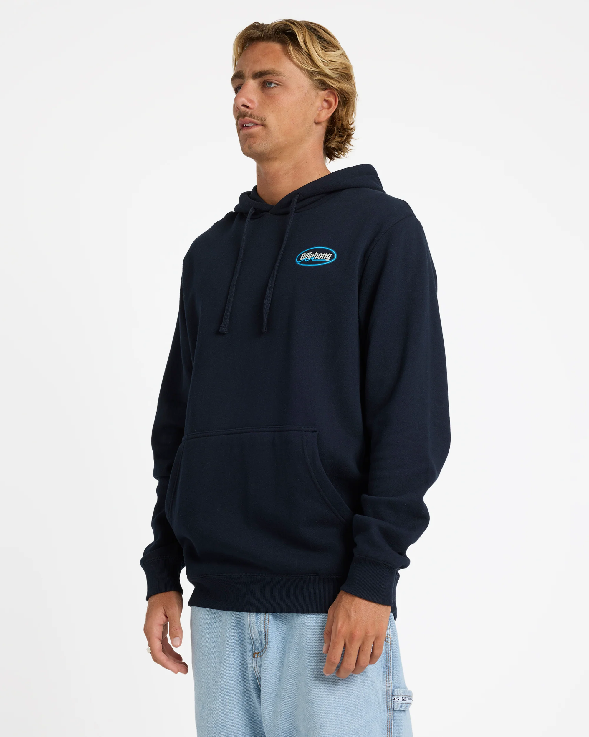 Mens Walled Pullover Hoodie - Image 2