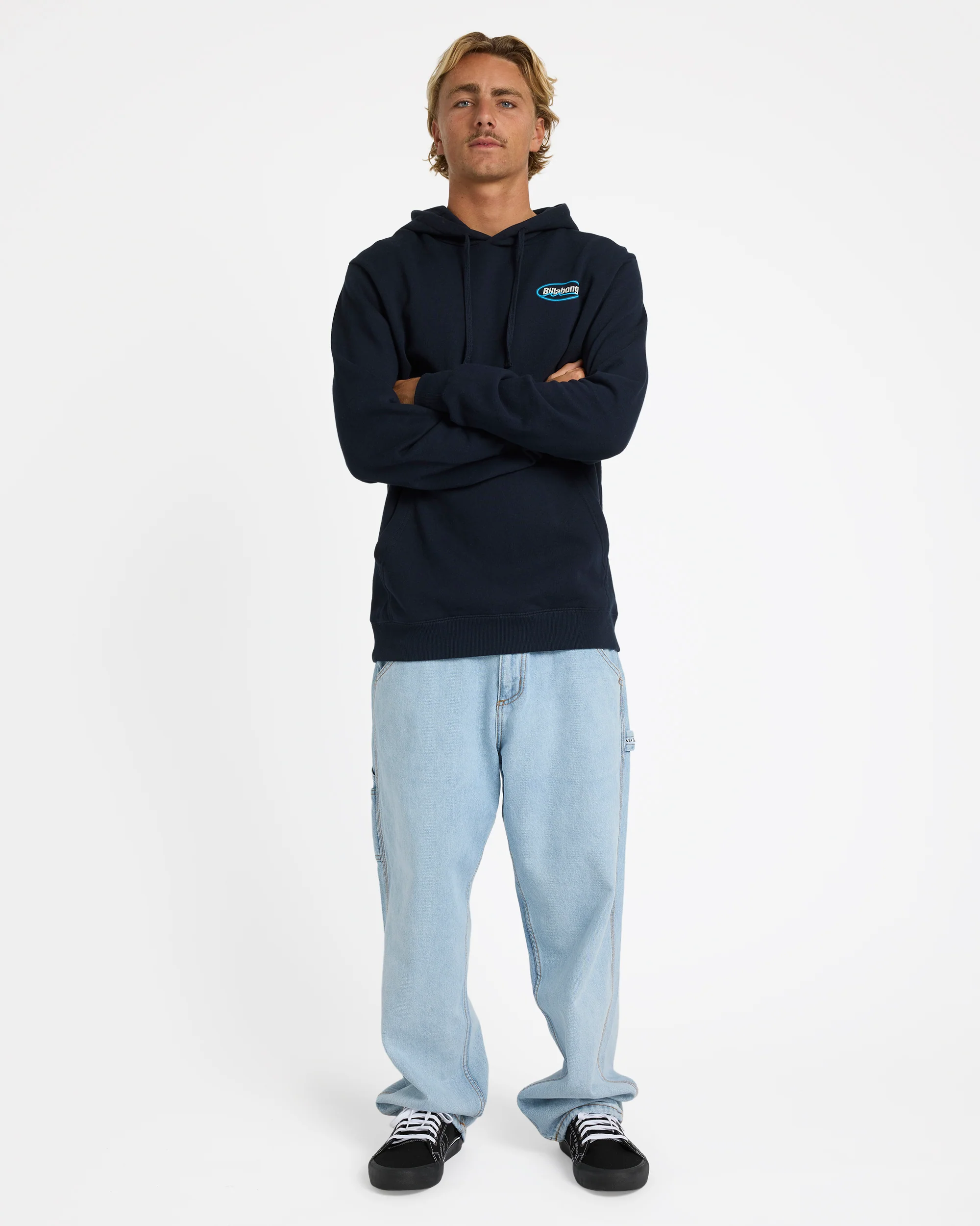 Mens Walled Pullover Hoodie - Image 5