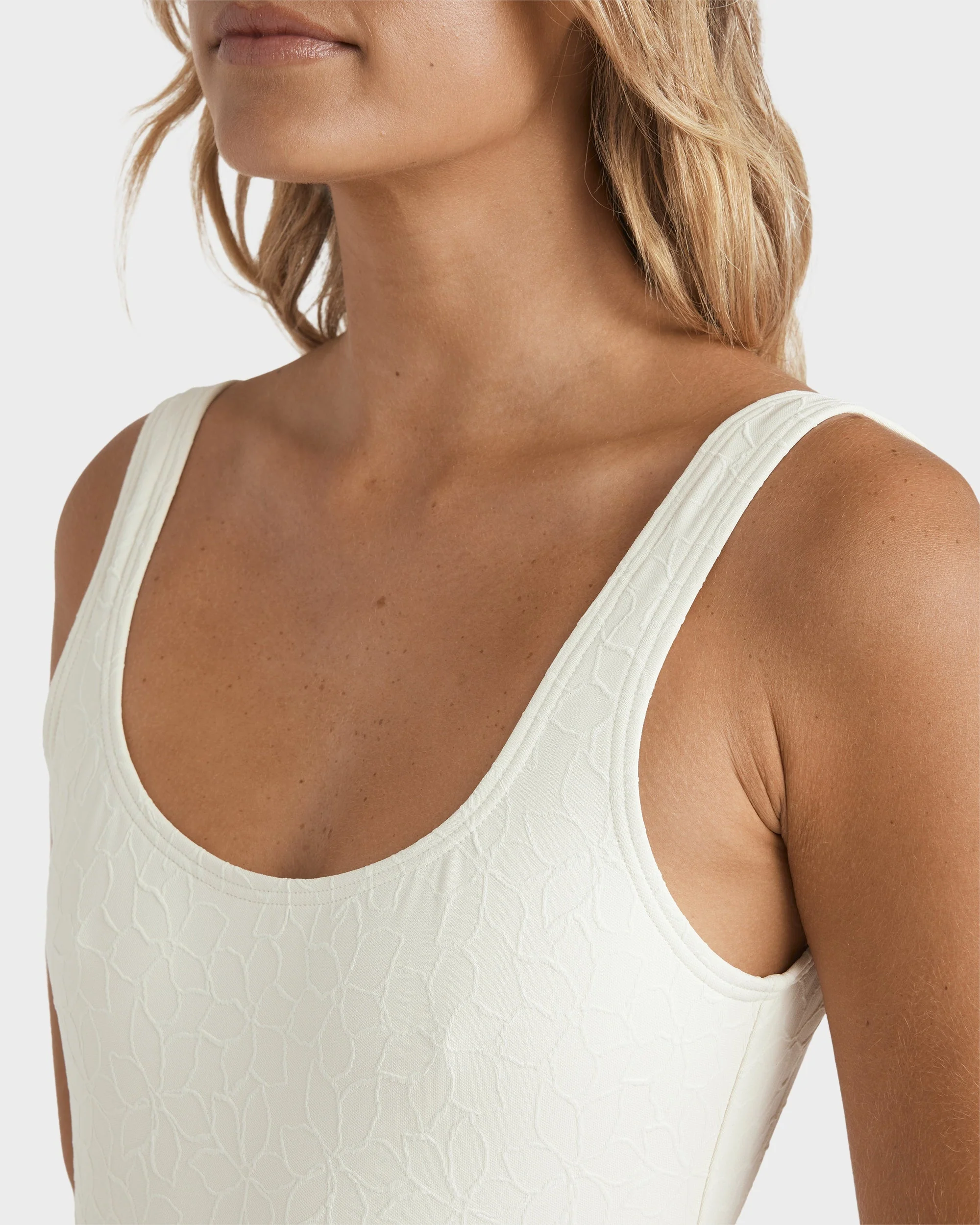Womens Wander Over Tanker One Piece Swimsuit - Image 4