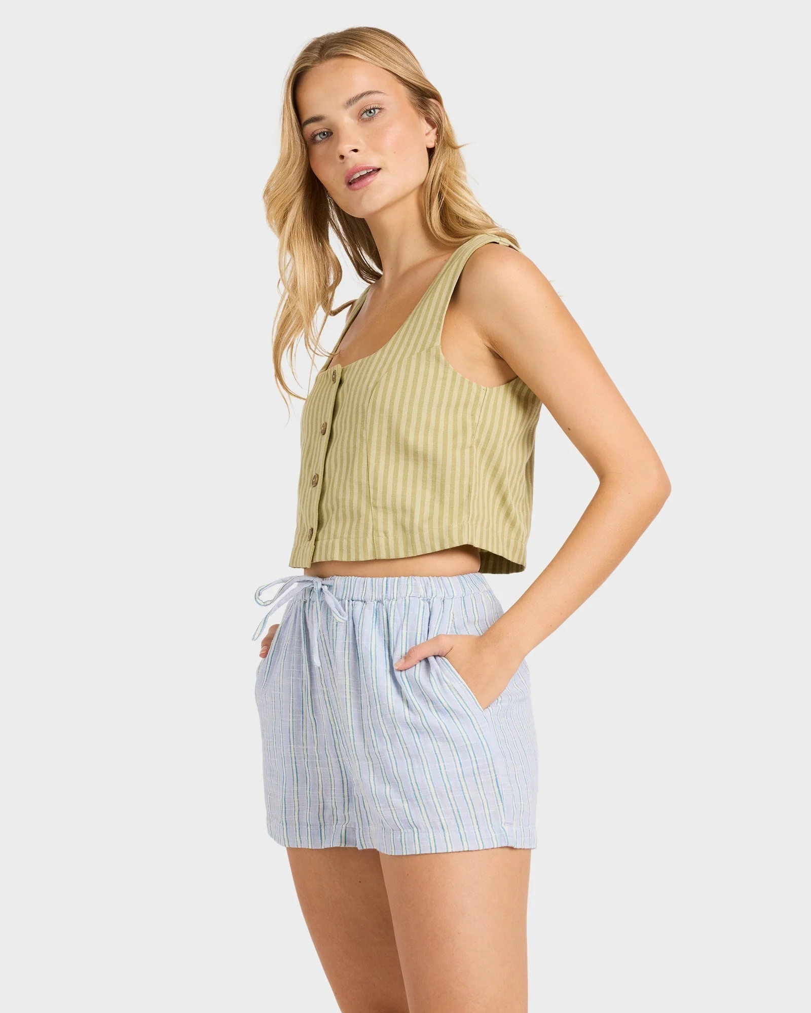 Womens Wanderer Printed Elastic Pants - Image 4