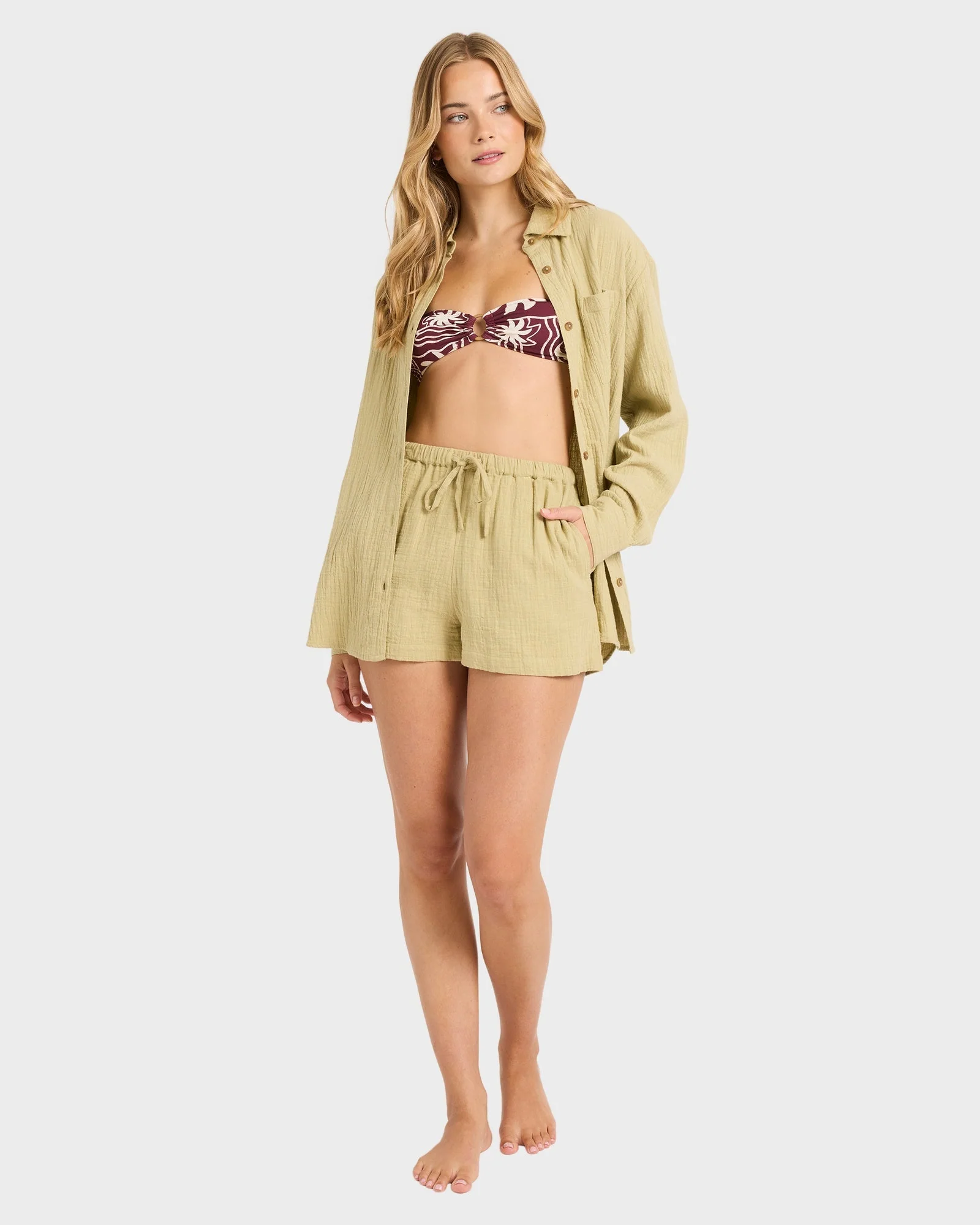 Womens Wanderer Elastic Waist Shorts - Image 2