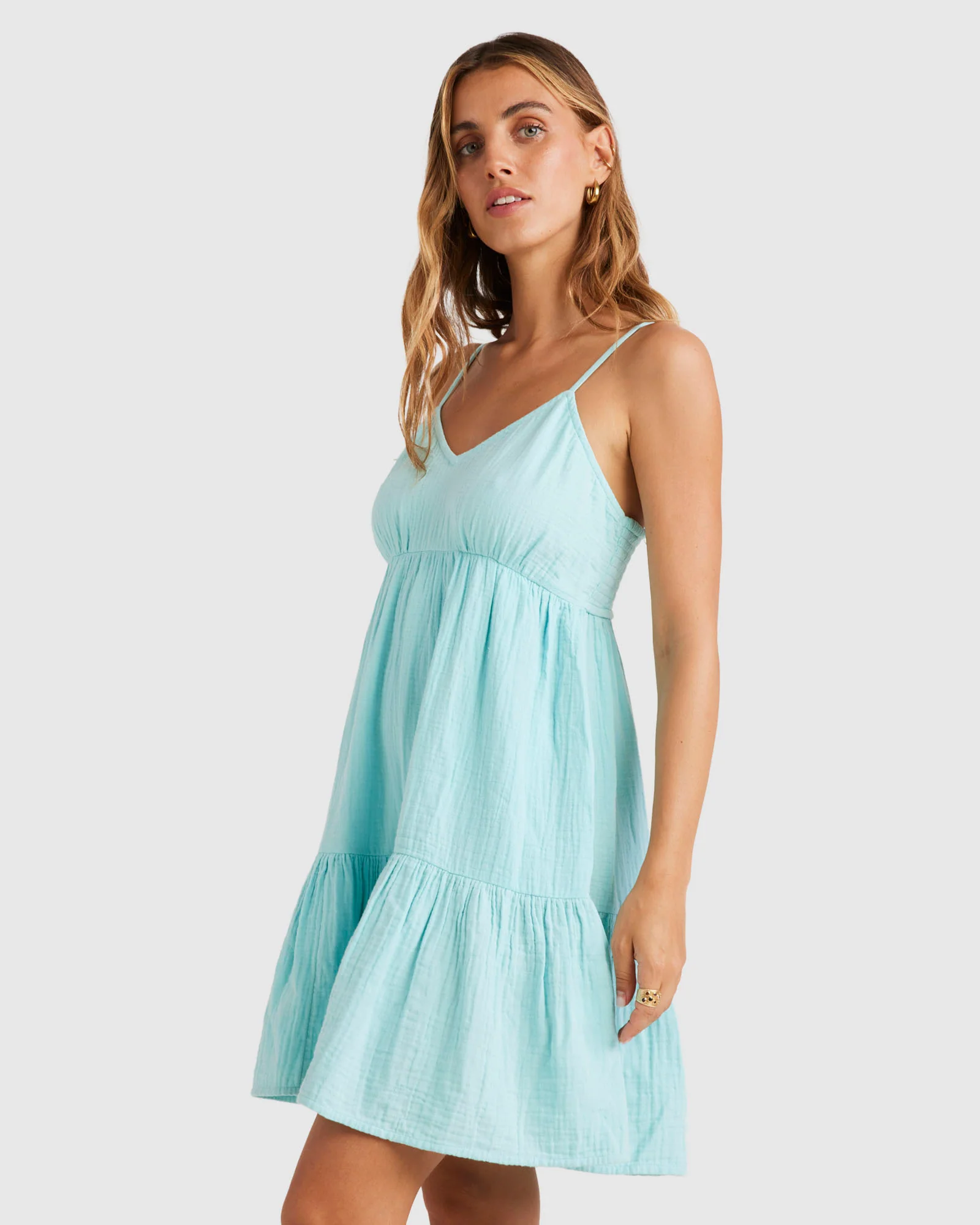 Womens Wave After Wave Mini Dress - Image 2