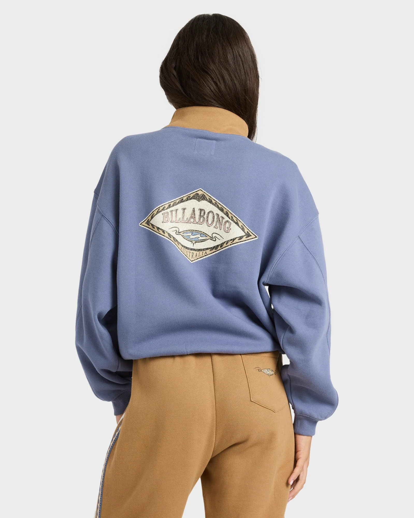 Womens Wave Break Half Zip Pullover - Image 3