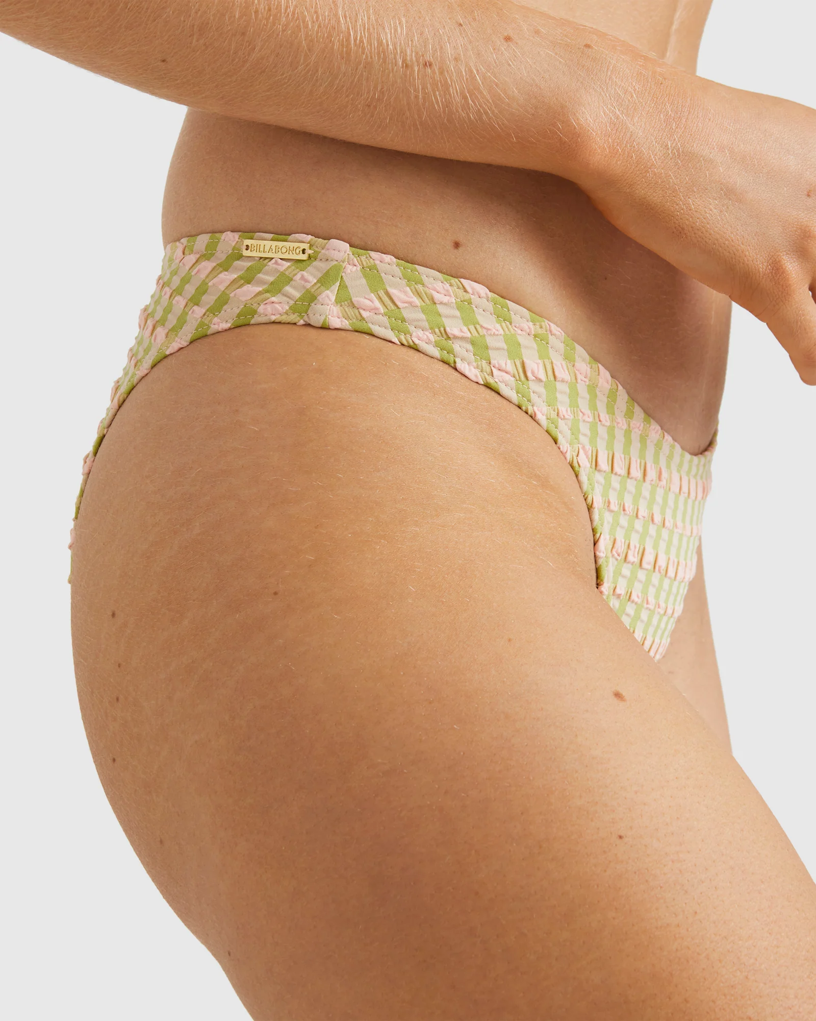 Womens Wave Check Hike Pant Bikini Bottom - Image 4